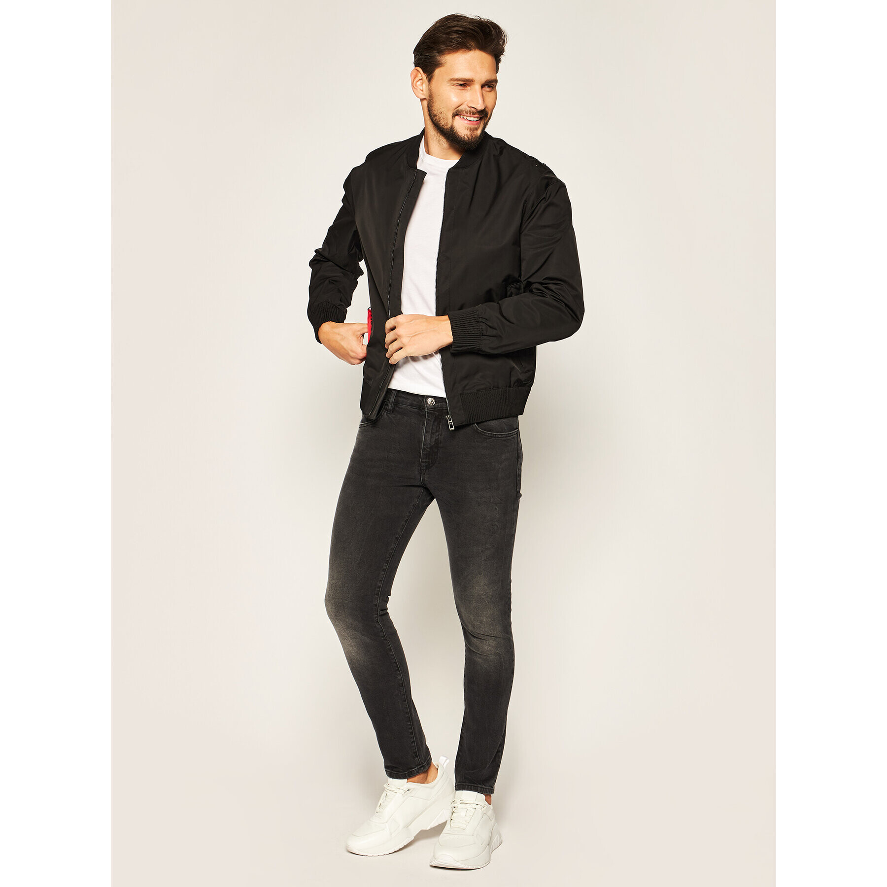 Iceberg Blugi 20EI1P02SK16003 Negru Slim Fit - Pled.ro