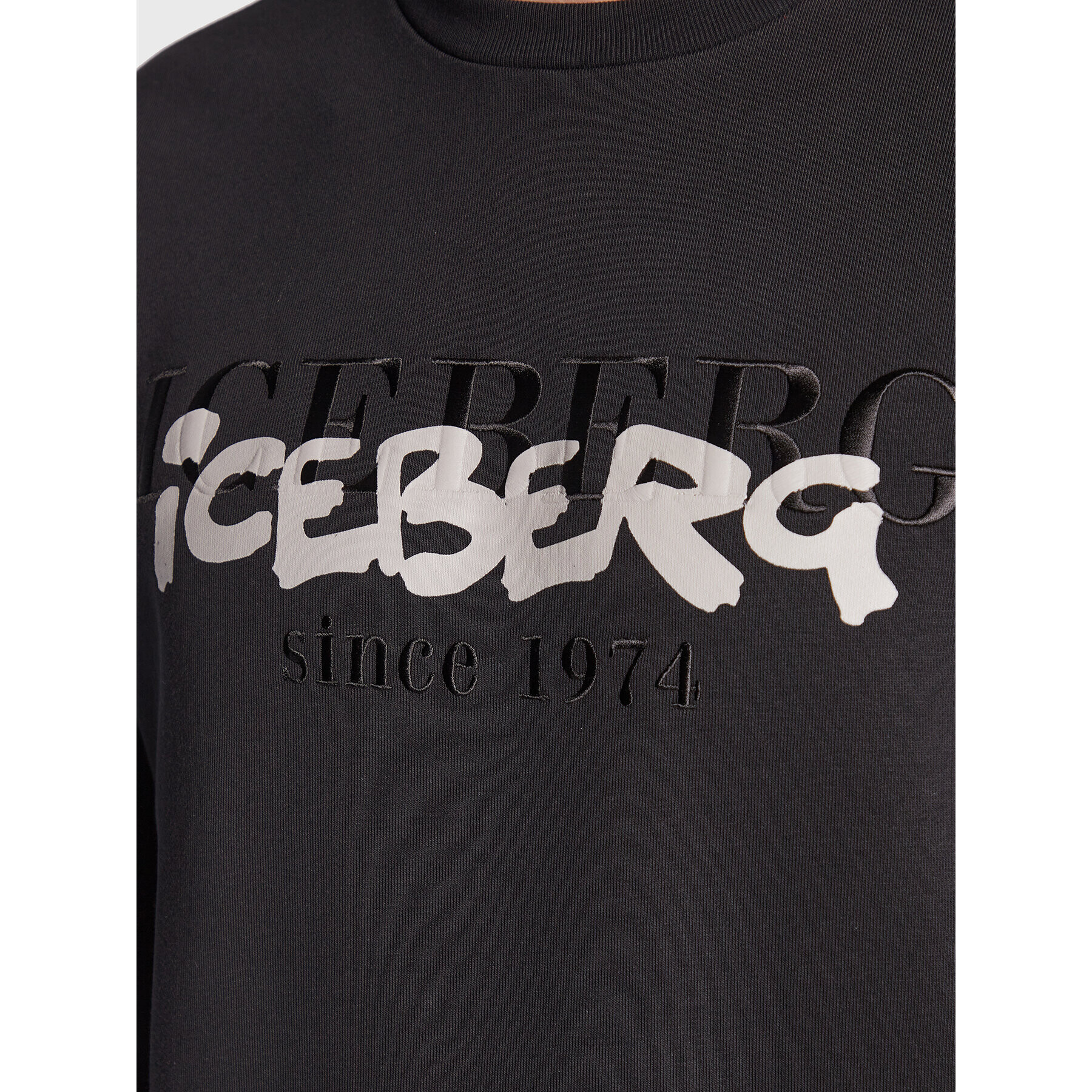 Iceberg Bluză 23EIP0E0516302 Negru Regular Fit - Pled.ro