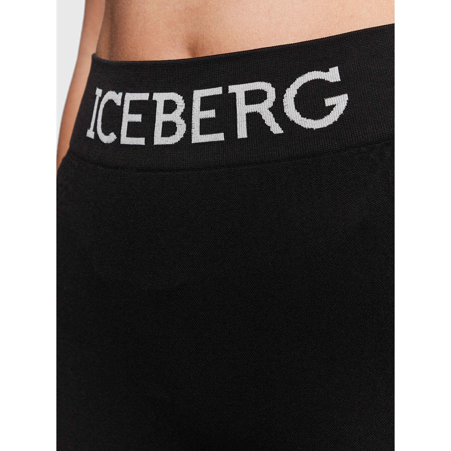 Iceberg Colanți BA1363039000 Negru Slim Fit - Pled.ro