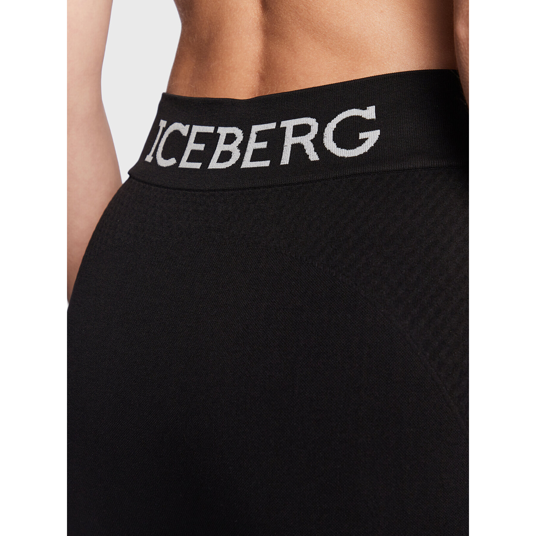 Iceberg Colanți BA1363039000 Negru Slim Fit - Pled.ro