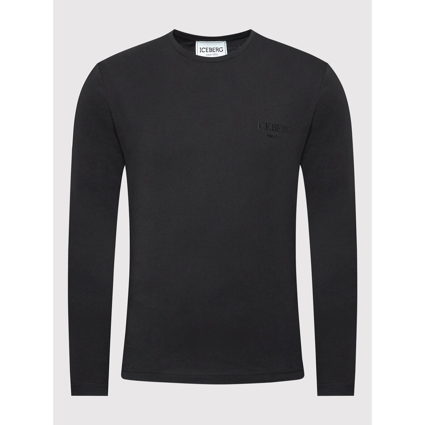 Iceberg Longsleeve 22II1P0F04063019000 Negru Regular Fit - Pled.ro