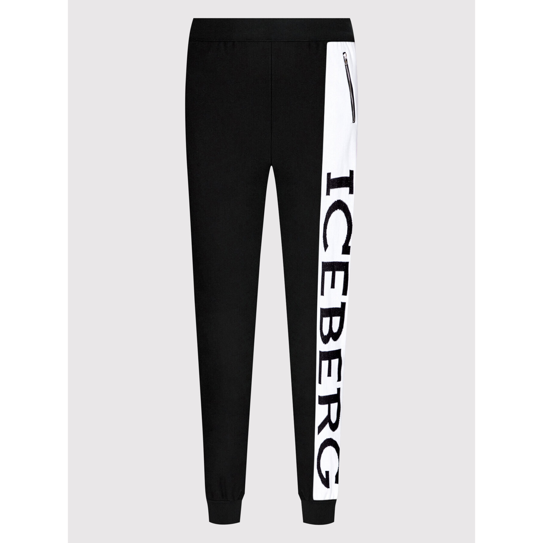 Iceberg Pantaloni trening 22EI2P0AB017296 Negru Regular Fit - Pled.ro