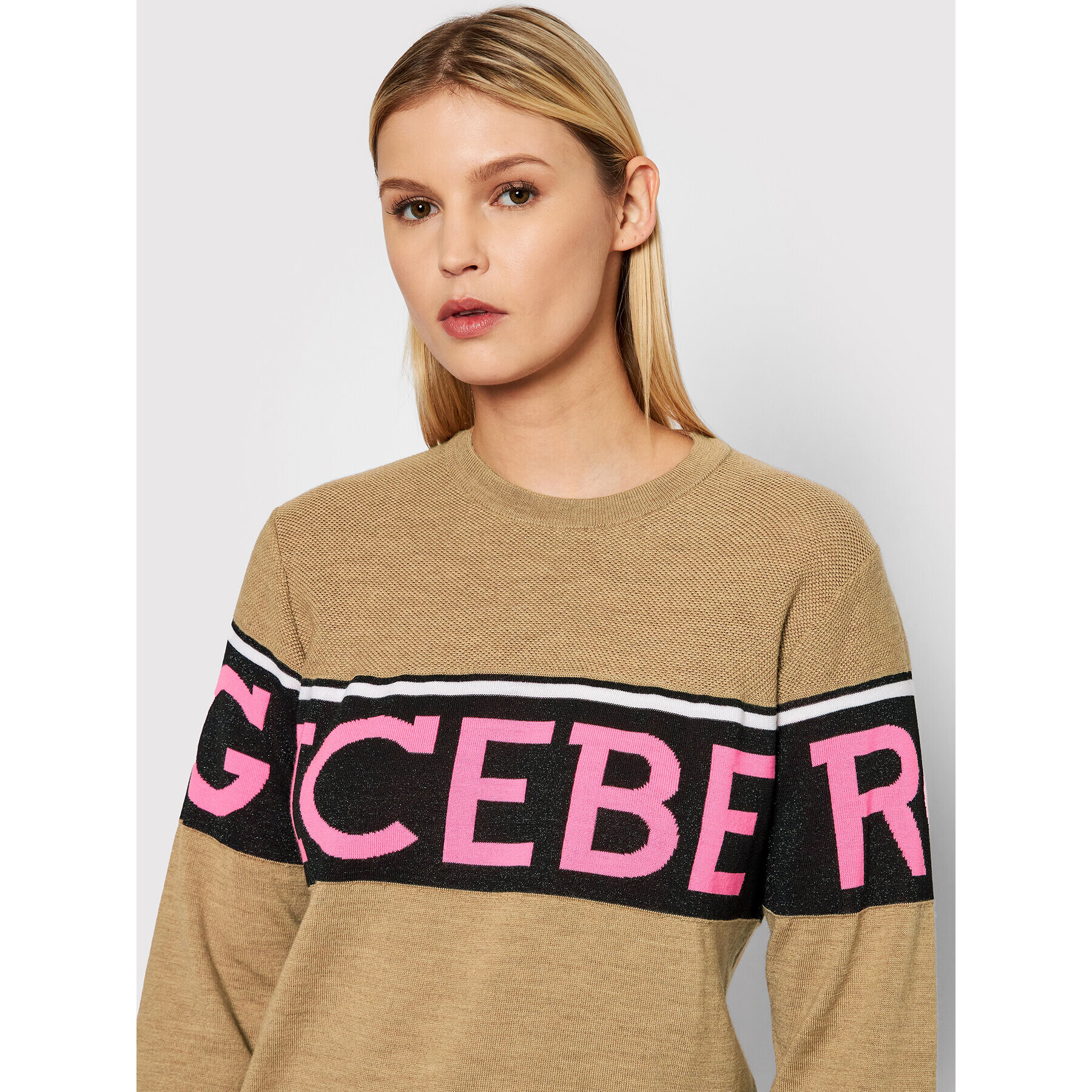 Iceberg Pulover 21II2P0A00170101922 Maro Regular Fit - Pled.ro