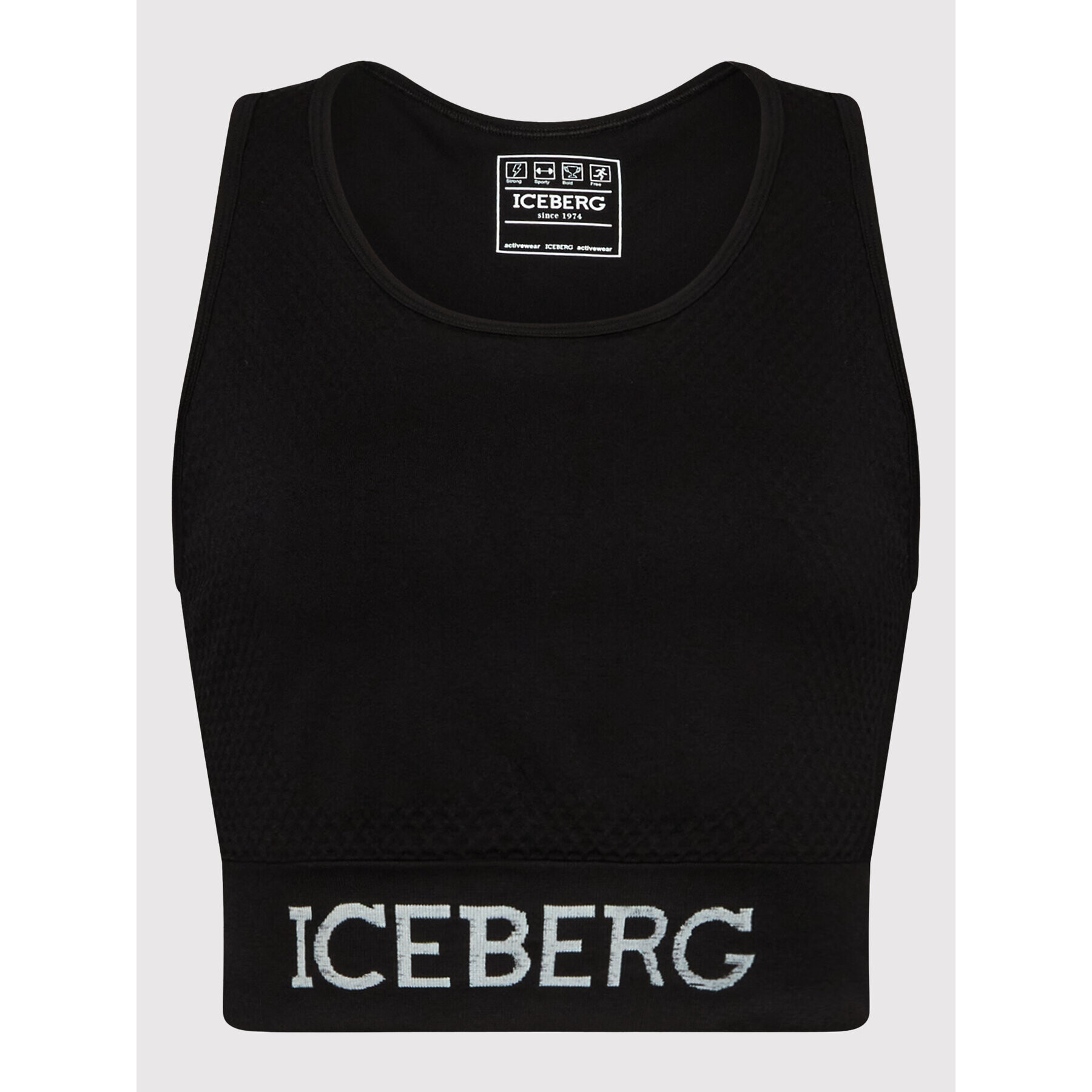 Iceberg Top 22EI2P0TA136303 Negru Slim Fit - Pled.ro