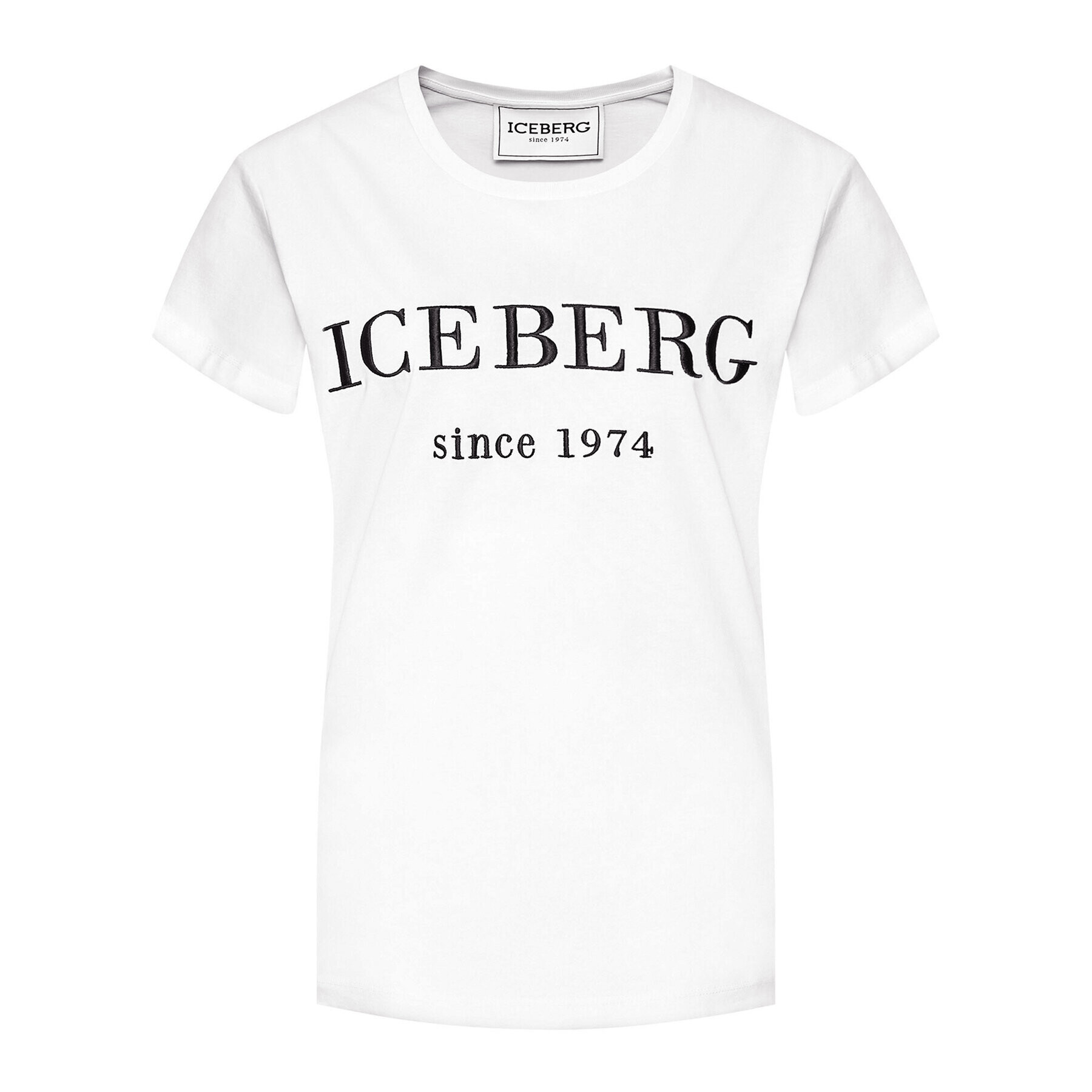 Iceberg Tricou 21EI2P0F09A6301 Alb Regular Fit - Pled.ro