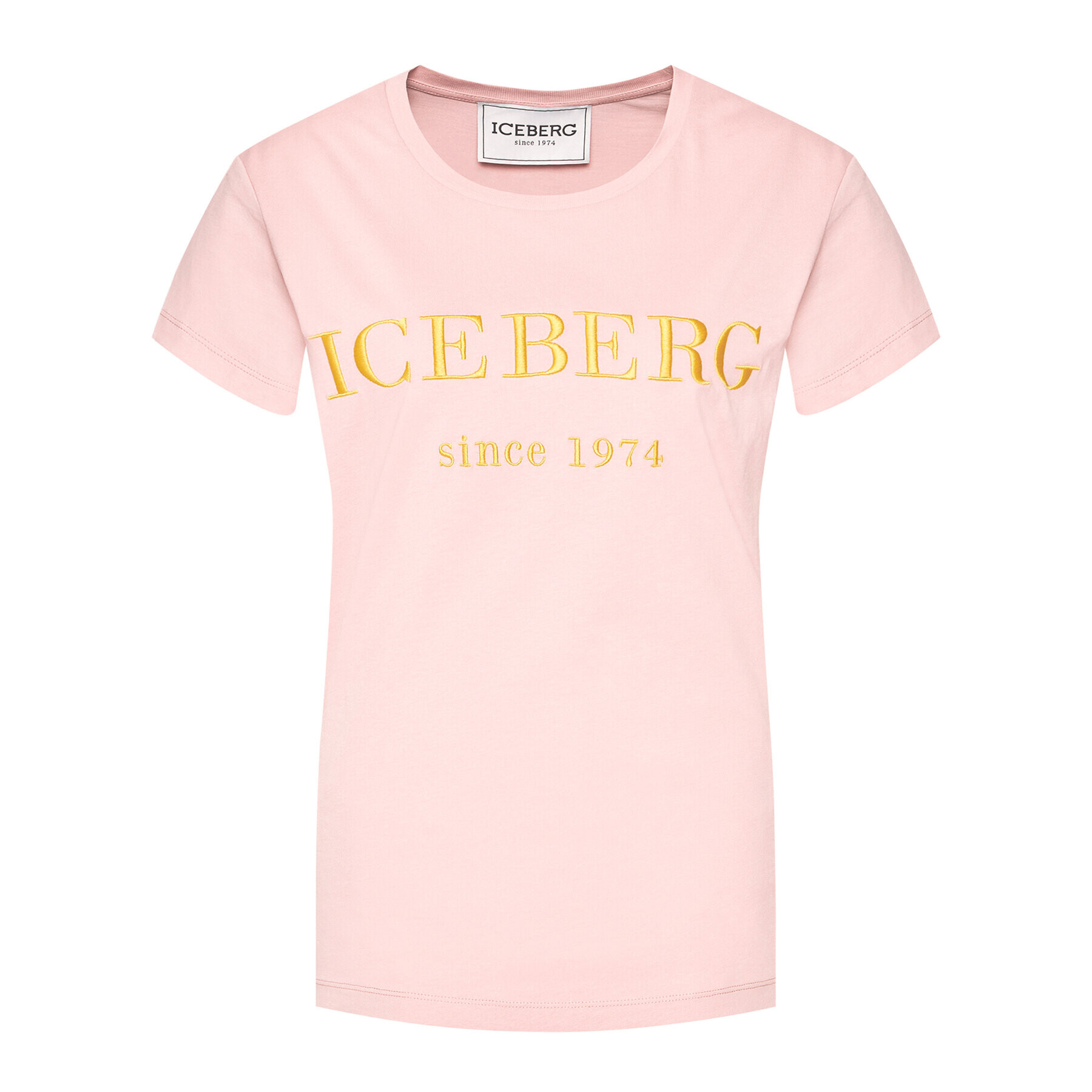 Iceberg Tricou 21EI2P0F09A6301 Roz Regular Fit - Pled.ro