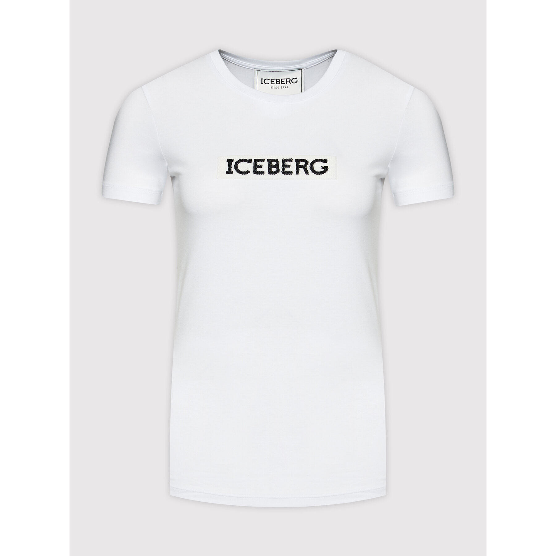 Iceberg Tricou 21II2P0F0716309 Alb Regular Fit - Pled.ro