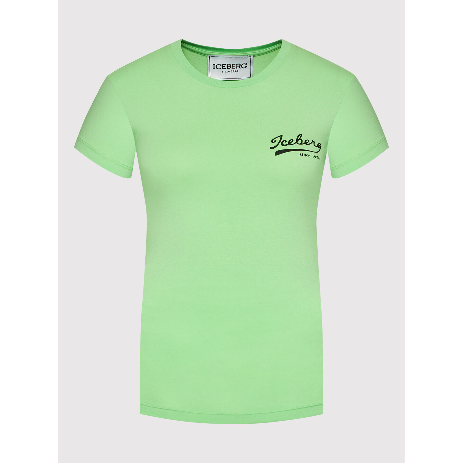 Iceberg Tricou 22EI2P0F0716309 Verde Regular Fit - Pled.ro