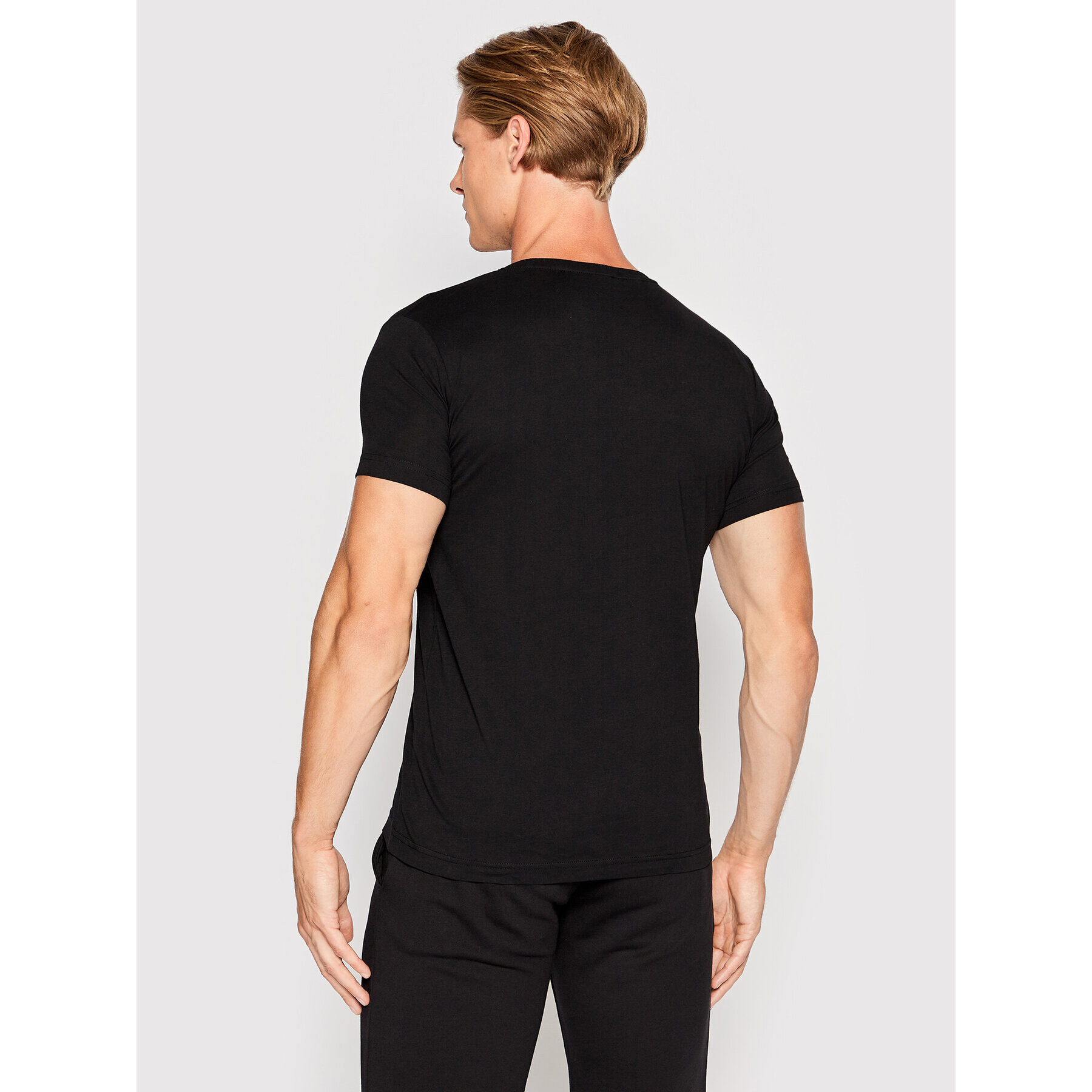 Iceberg Tricou 22II1P0F0146301 Negru Regular Fit - Pled.ro