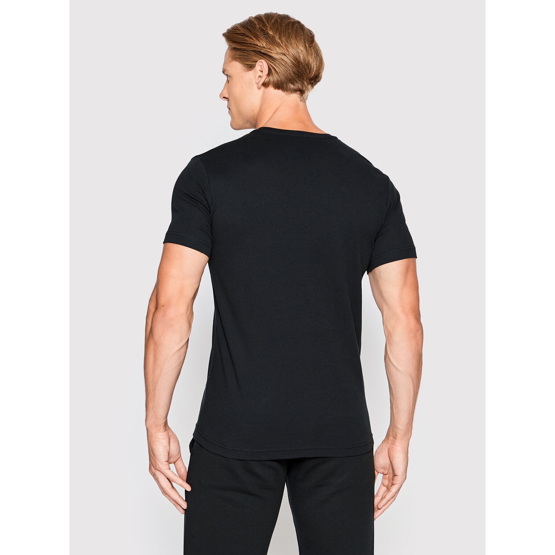 Iceberg Tricou 22II1P0F0176307 Negru Regular Fit - Pled.ro