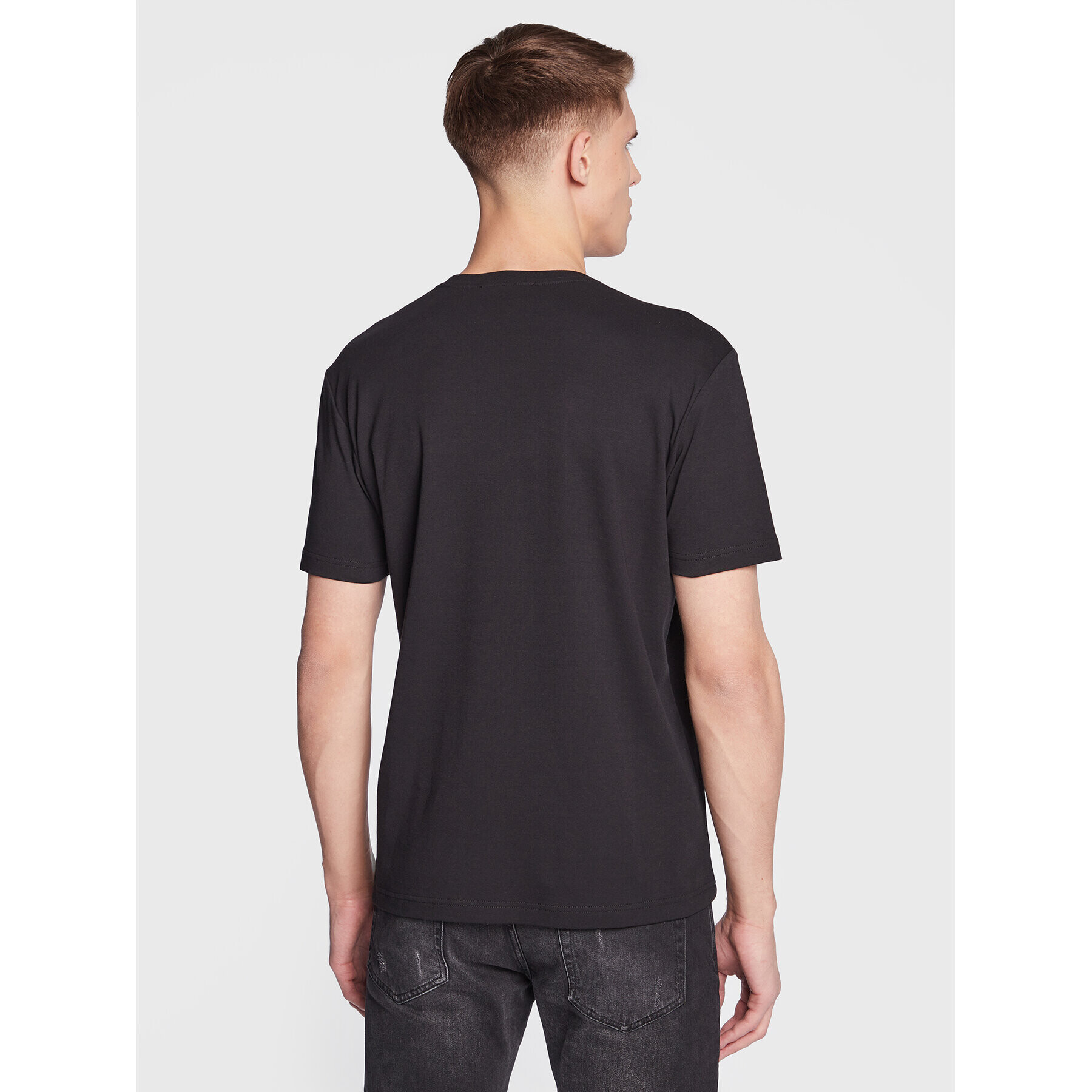 Iceberg Tricou 23EI1P0F0276307 Negru Regular Fit - Pled.ro