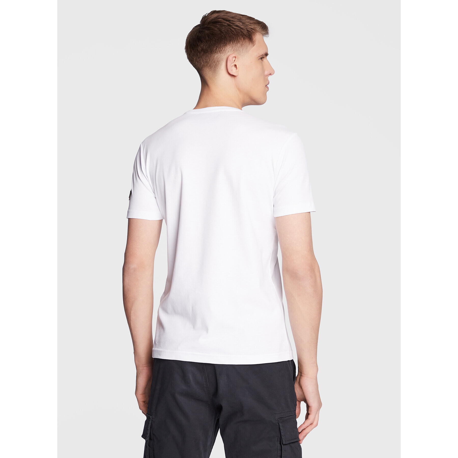 Iceberg Tricou F01C63071101 Alb Regular Fit - Pled.ro