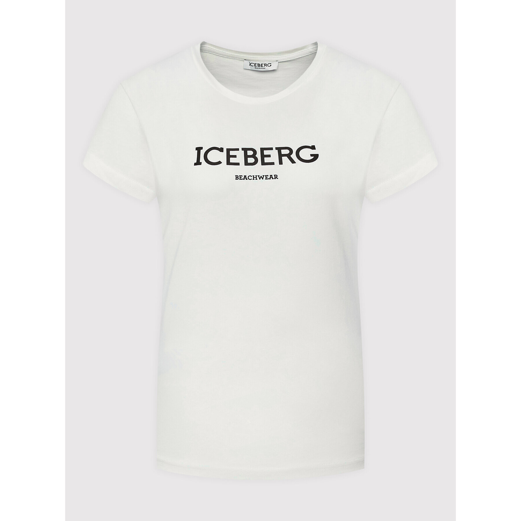 Iceberg Tricou ICE2WTS01 Alb Regular Fit - Pled.ro