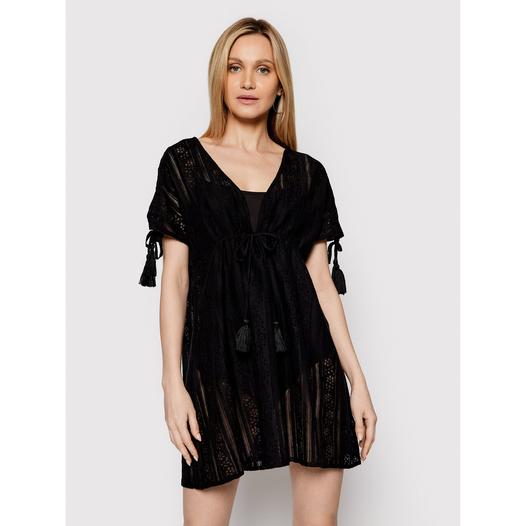 Iconique Rochie de plajă Molly IC21 018 Negru Regular Fit - Pled.ro