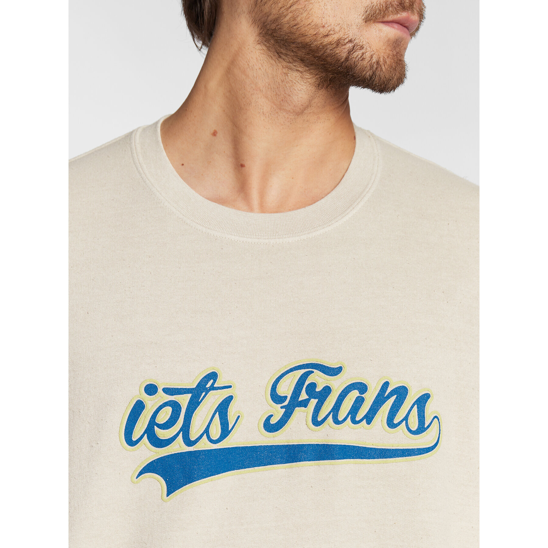 iets frans… Bluză 75350116 Bej Relaxed Fit - Pled.ro