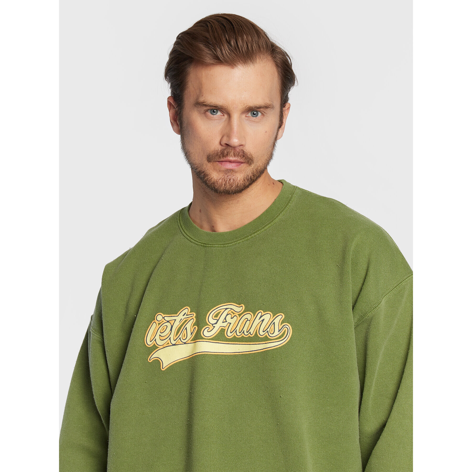 iets frans… Bluză 75350116 Verde Relaxed Fit - Pled.ro