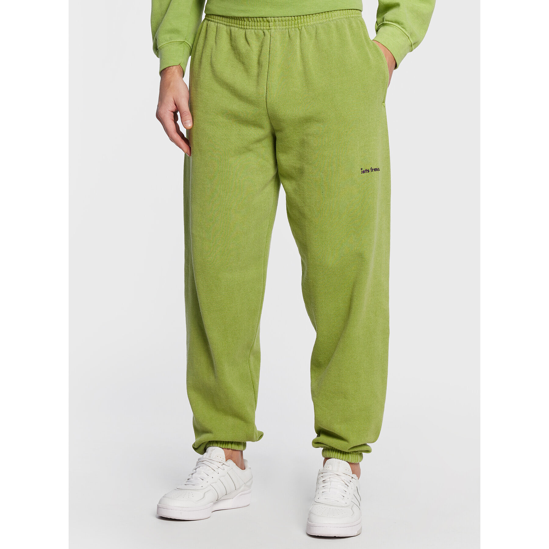 iets frans… Pantaloni trening 76215250 Verde Regular Fit - Pled.ro