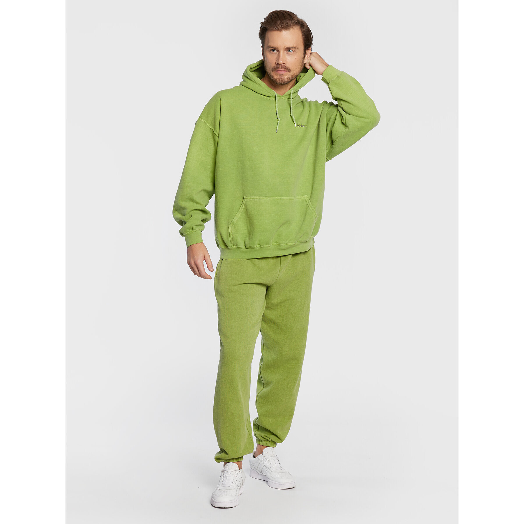 iets frans… Pantaloni trening 76215250 Verde Regular Fit - Pled.ro