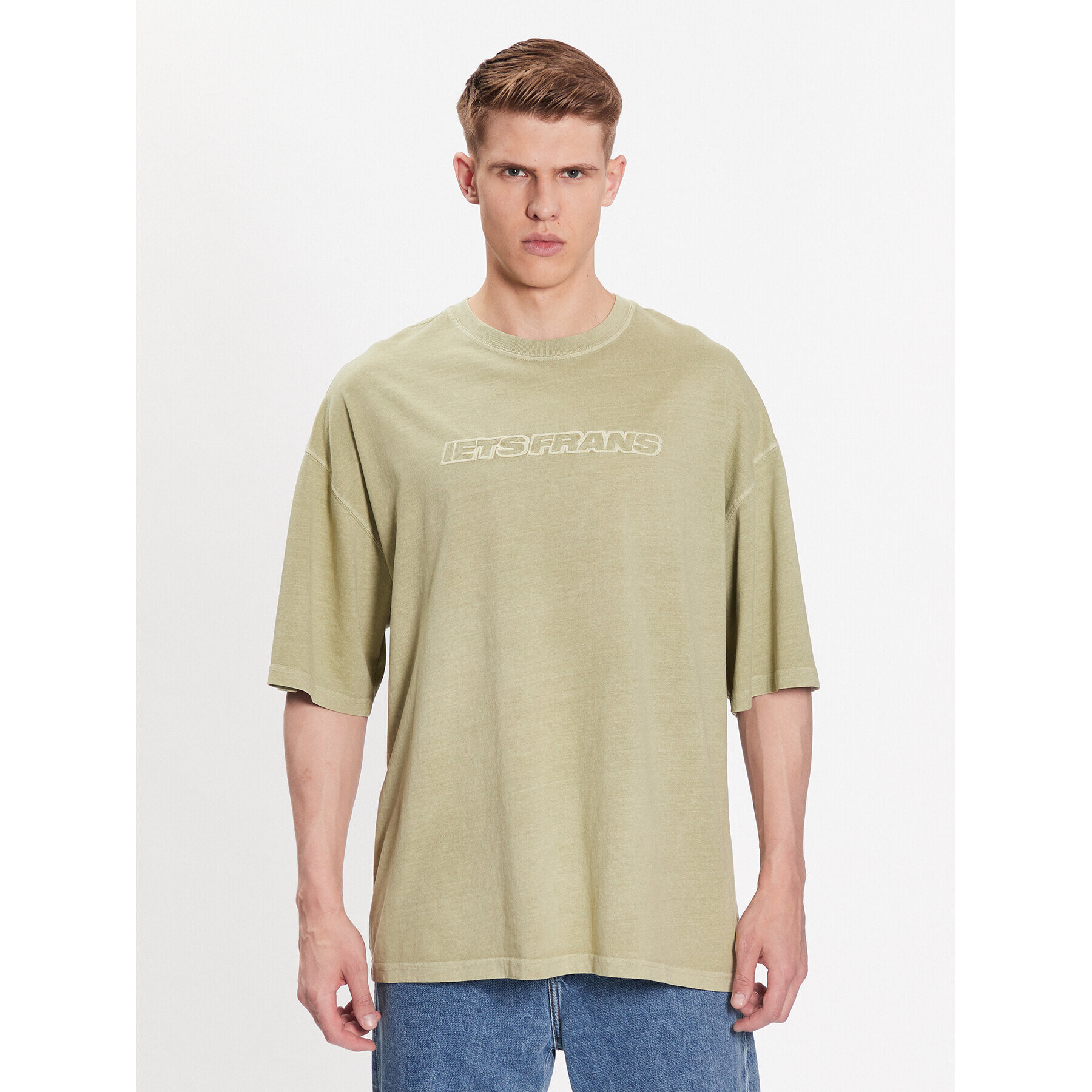 iets frans… Tricou 76398643 Verde Relaxed Fit - Pled.ro