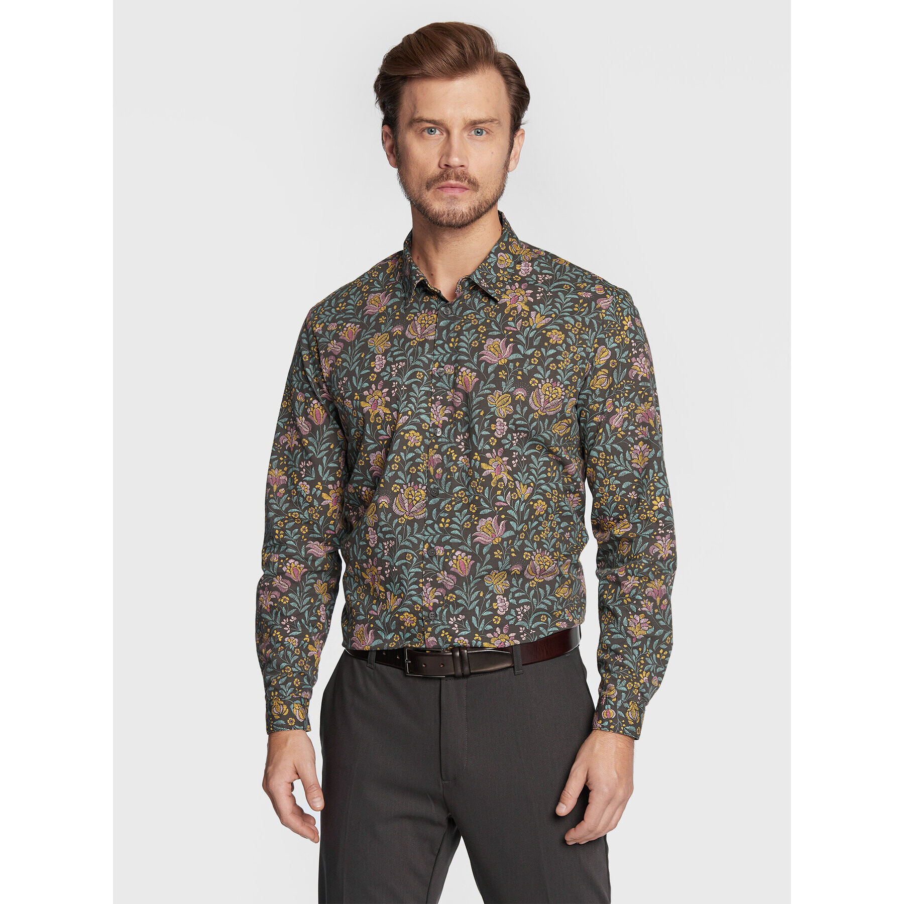 Imperial Cămașă CA04ECUL Colorat Slim Fit - Pled.ro