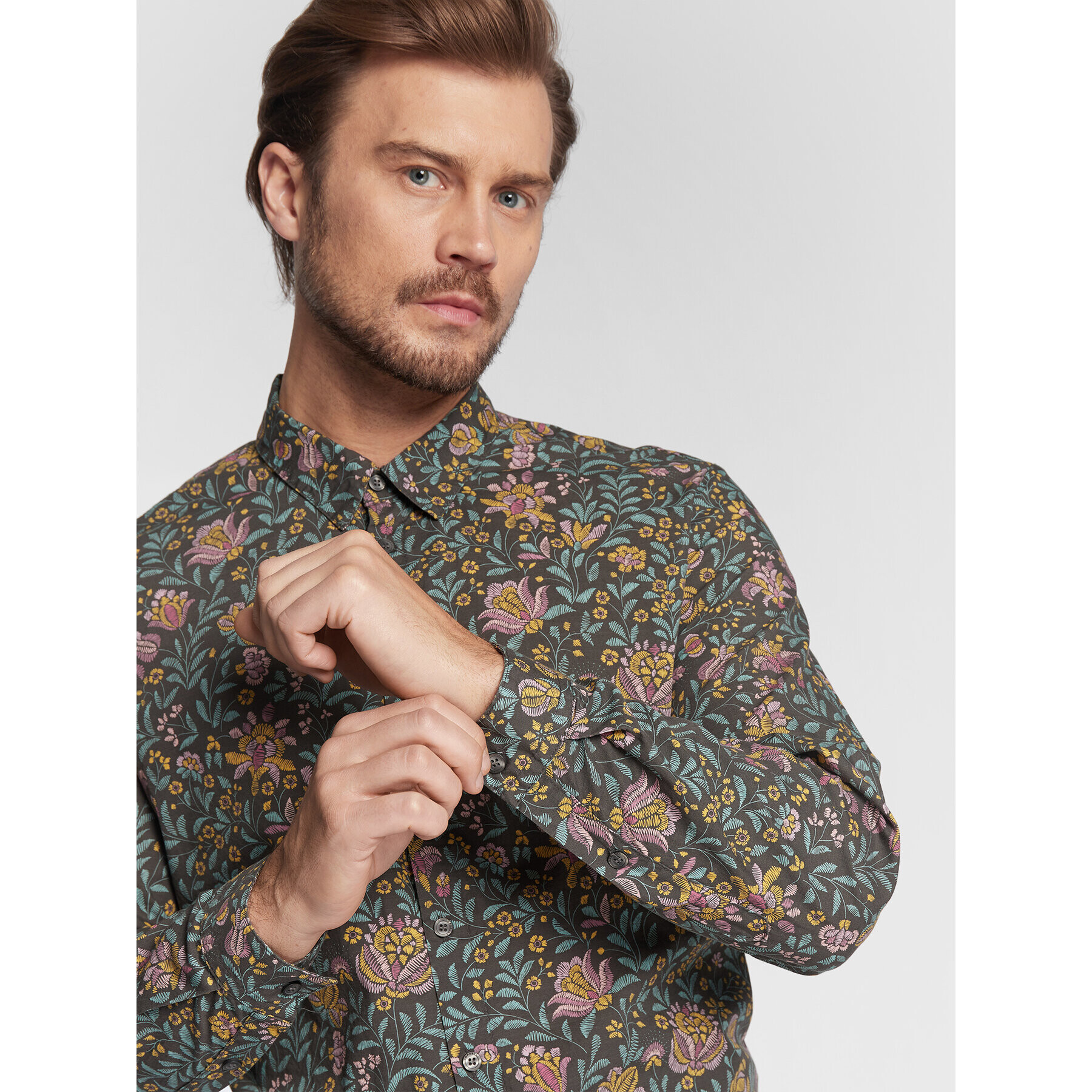 Imperial Cămașă CA04ECUL Colorat Slim Fit - Pled.ro