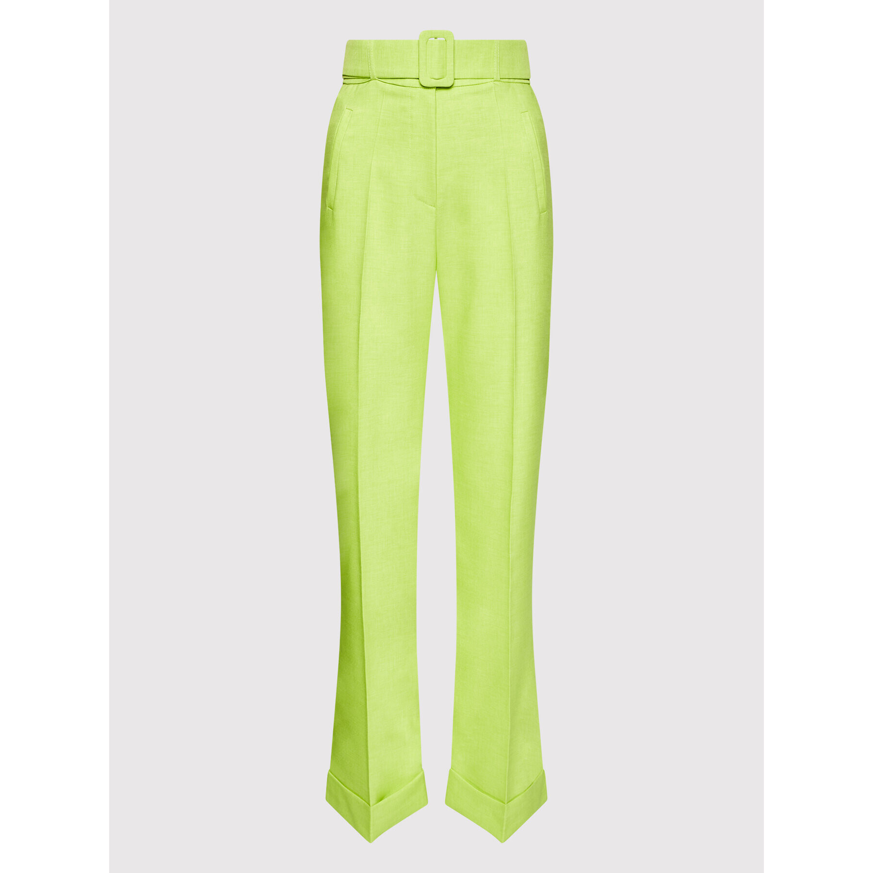 Imperial Pantaloni din material P3L4DHFC Verde Regular Fit - Pled.ro