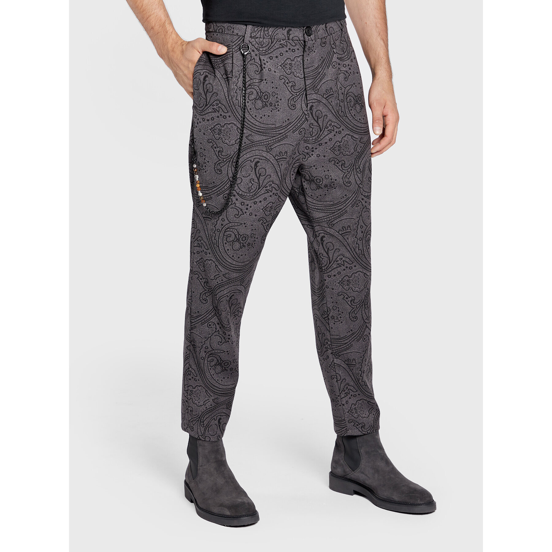 Imperial Pantaloni din material PB51EFN Gri Regular Fit - Pled.ro