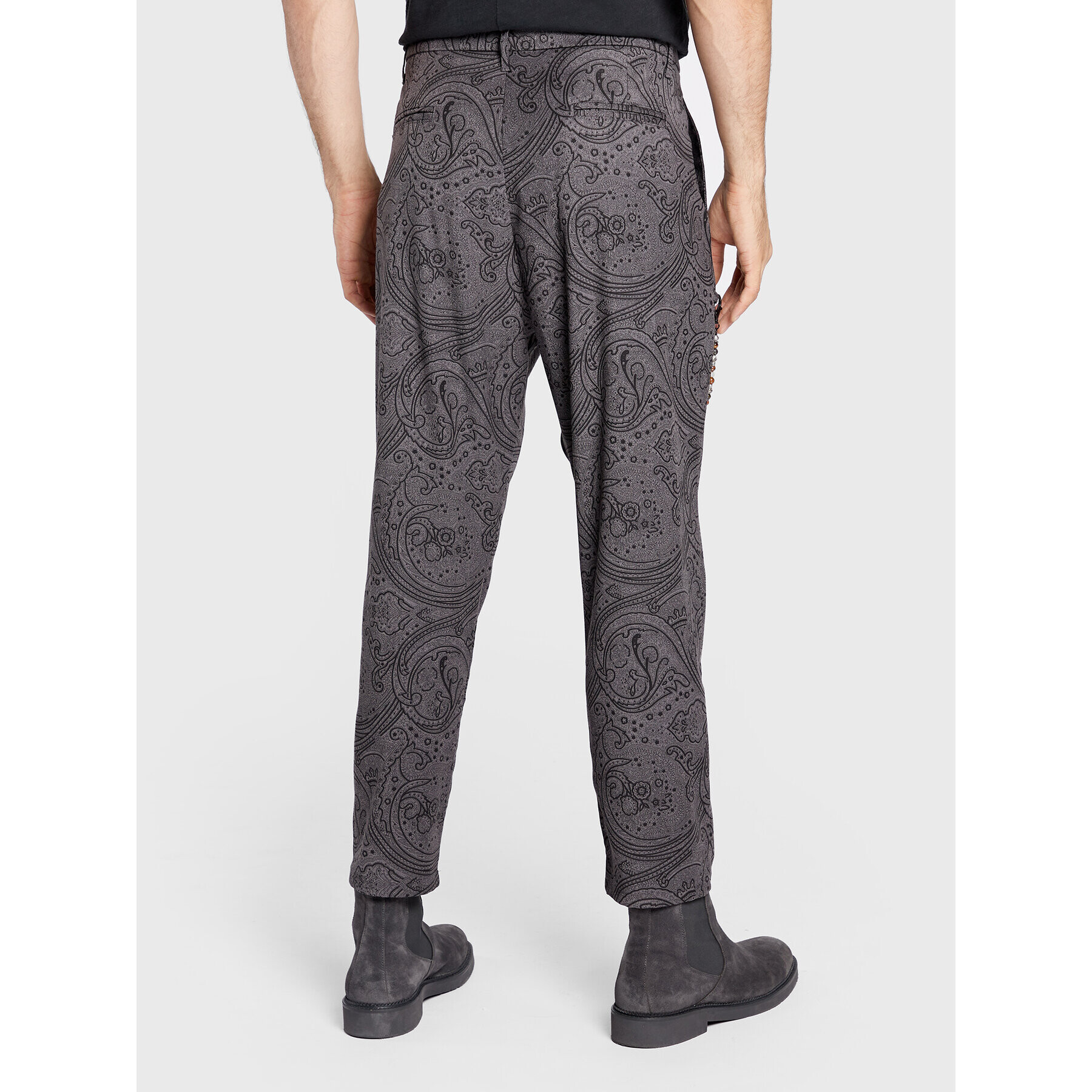 Imperial Pantaloni din material PB51EFN Gri Regular Fit - Pled.ro