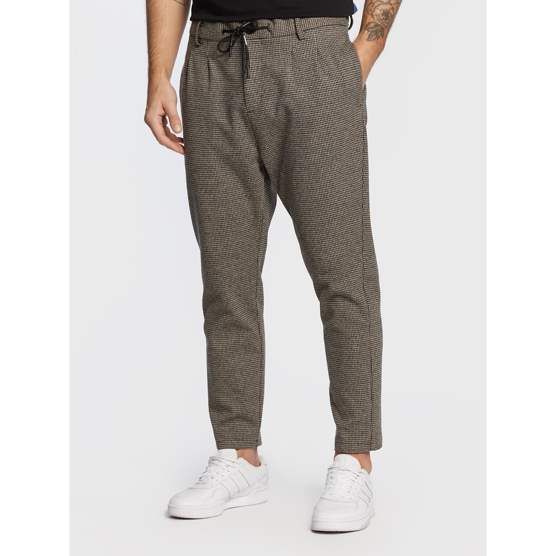 Imperial Pantaloni din material PD0EEEG Negru Regular Fit - Pled.ro