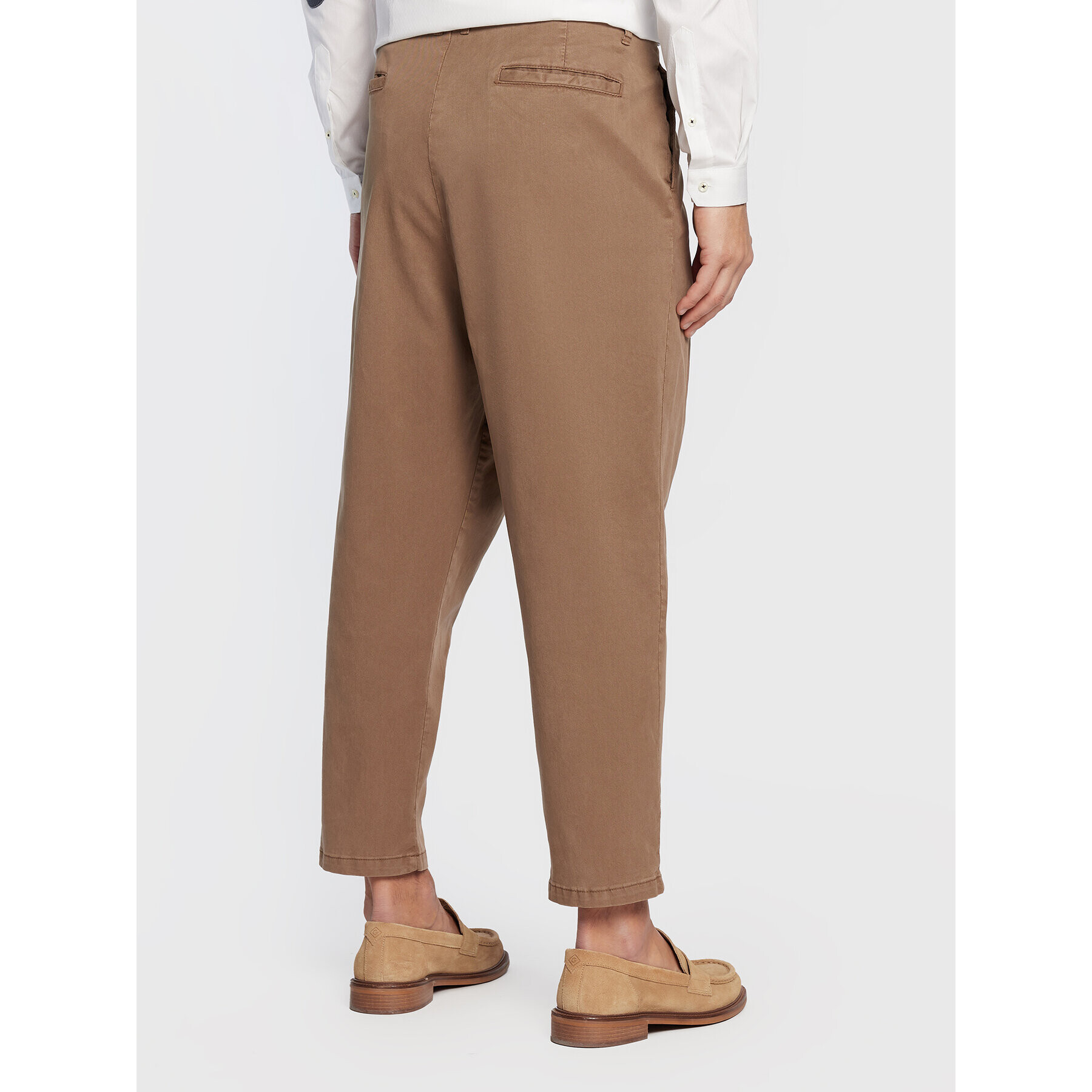 Imperial Pantaloni din material PD7XEQS5R7 Maro Relaxed Fit - Pled.ro