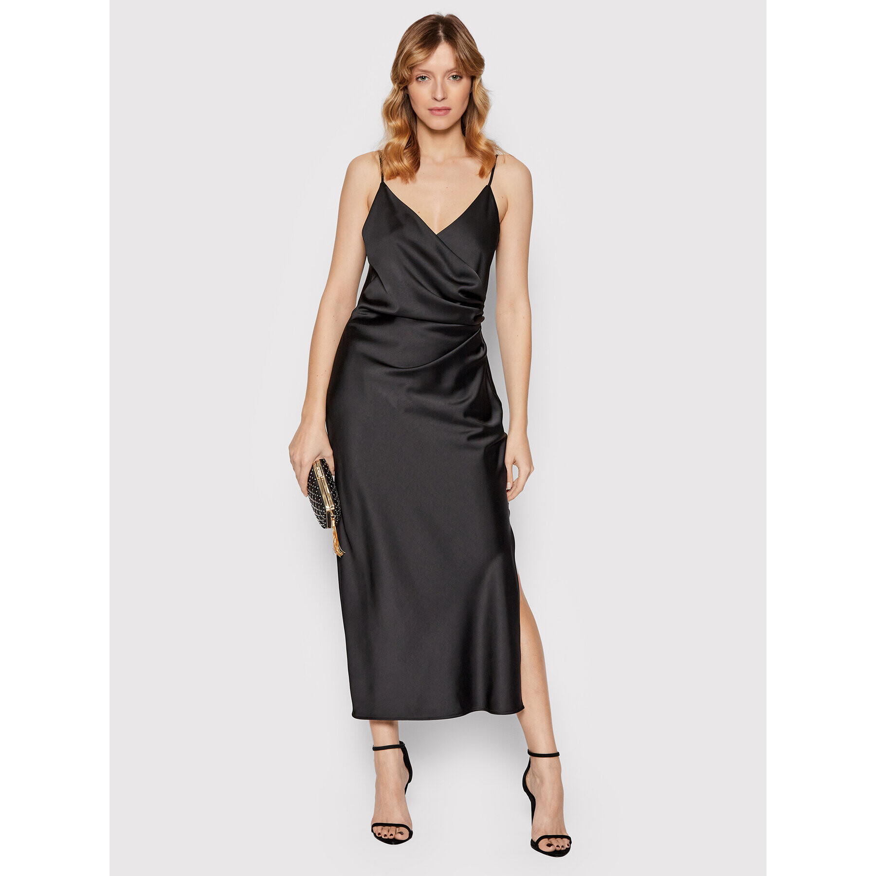 Imperial Rochie cocktail AB5MCEH Negru Regular Fit - Pled.ro