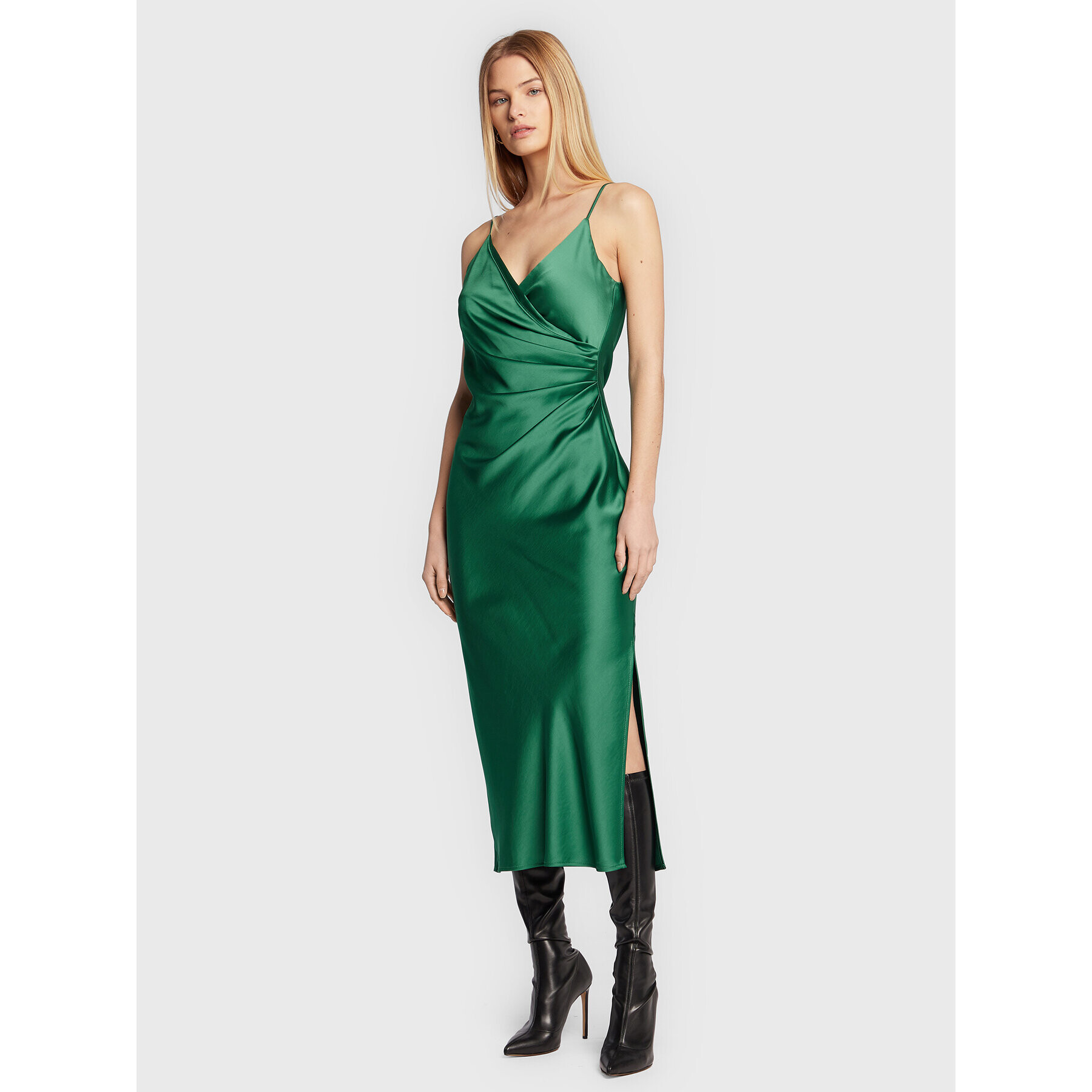 Imperial Rochie cocktail AB5MEBA Verde Slim Fit - Pled.ro