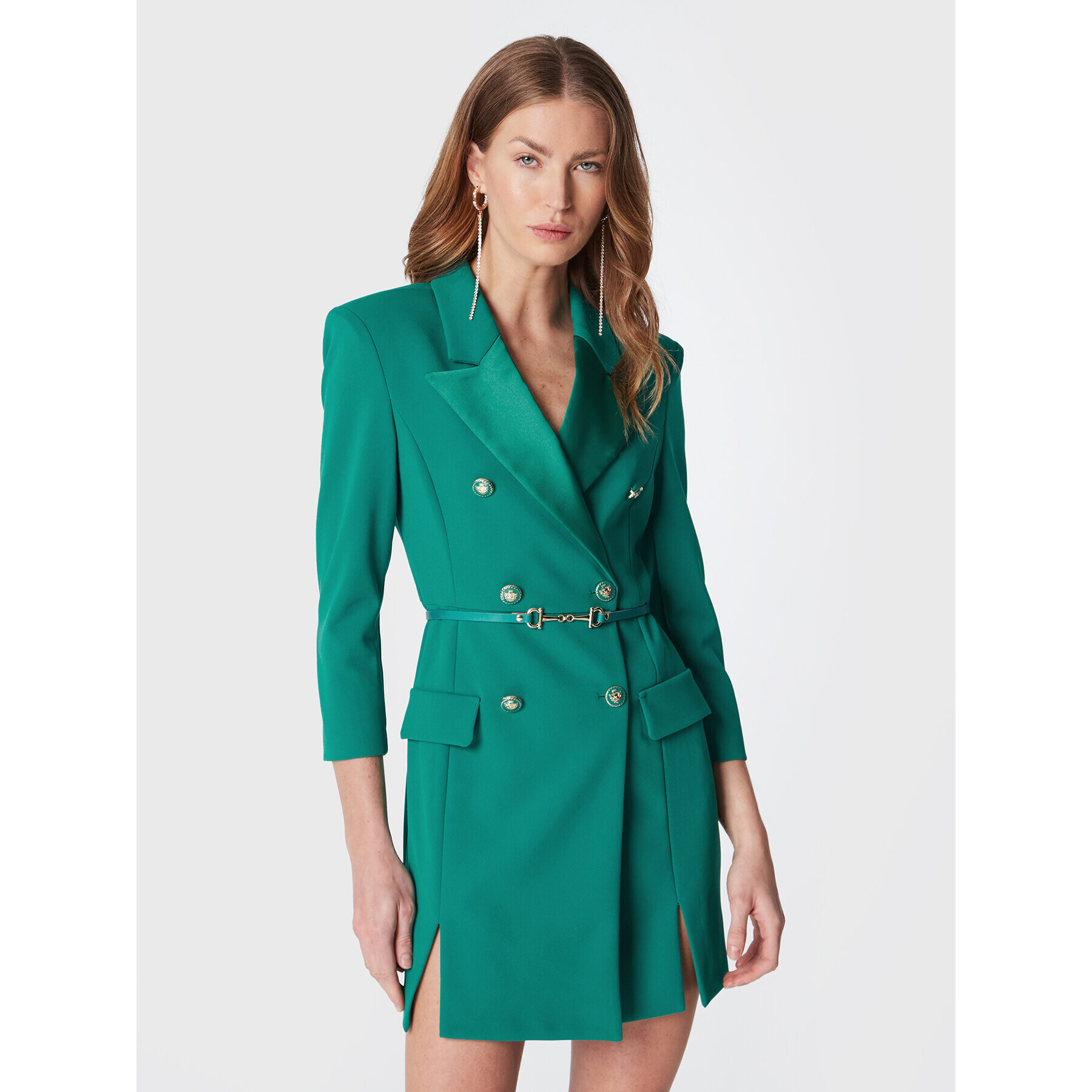 Imperial Rochie cocktail ACP5EAW Verde Regular Fit - Pled.ro