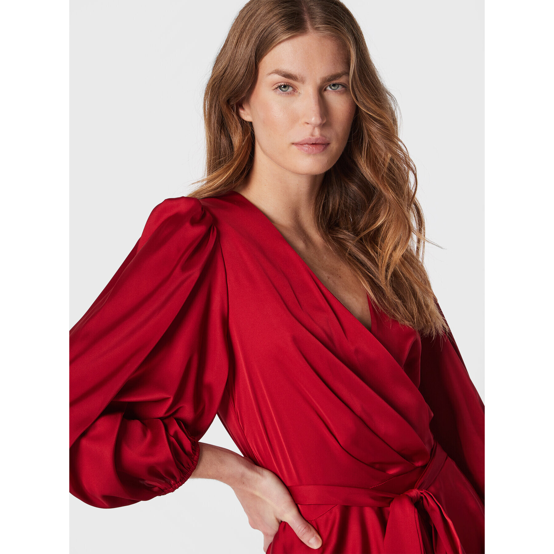 Imperial Rochie cocktail ACVREDG Roșu Regular Fit - Pled.ro