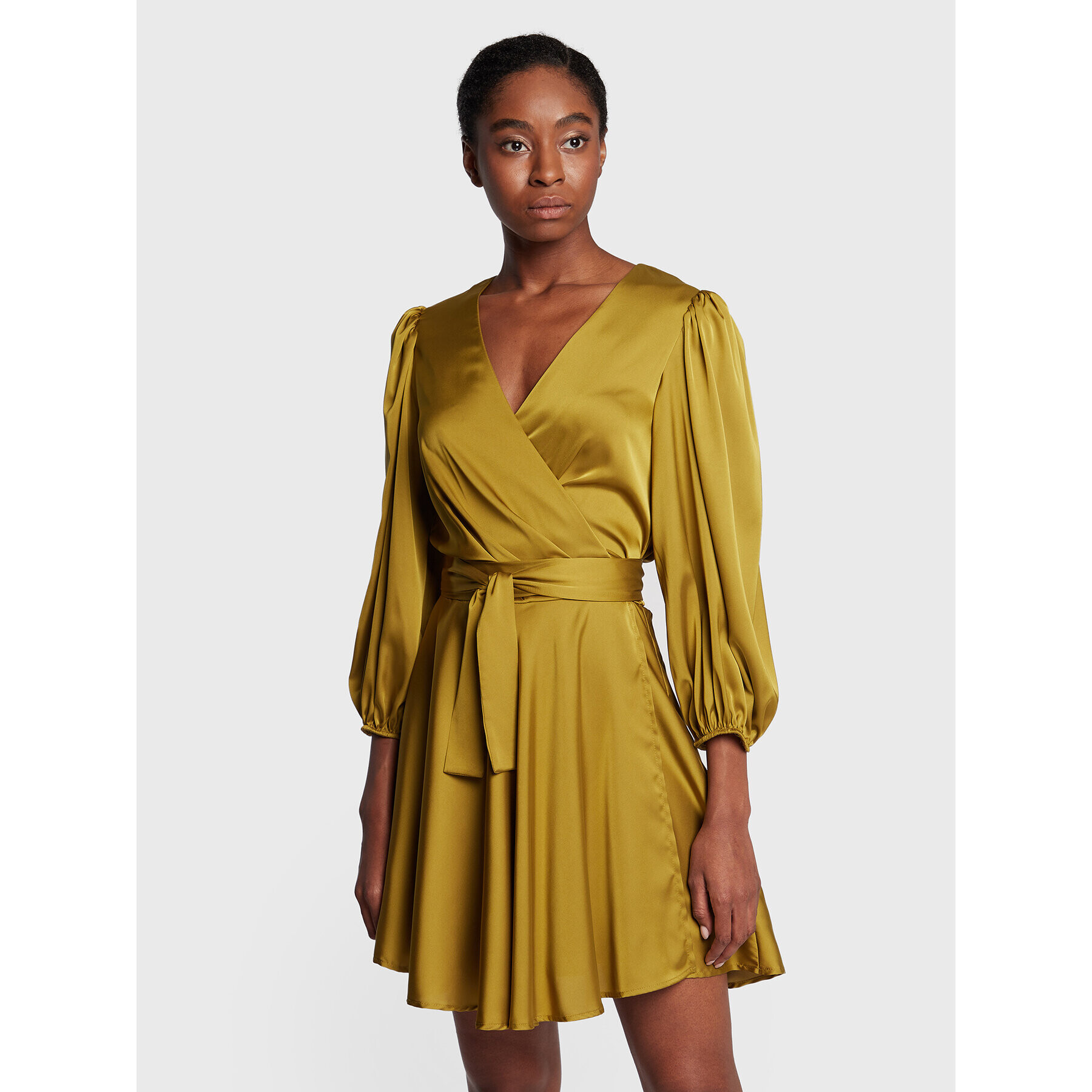 Imperial Rochie cocktail ACVREDG Verde Regular Fit - Pled.ro