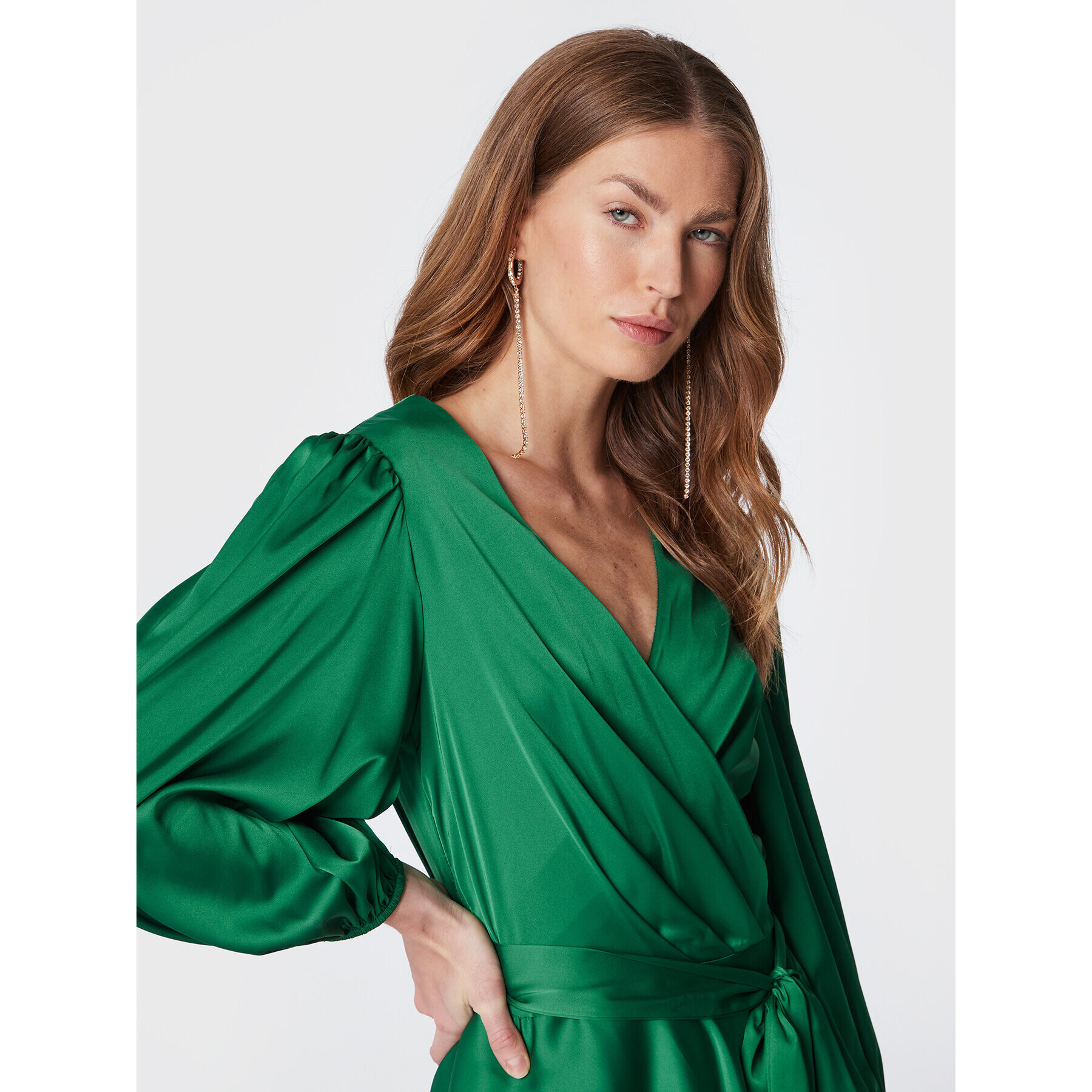 Imperial Rochie cocktail ACVREDG Verde Regular Fit - Pled.ro