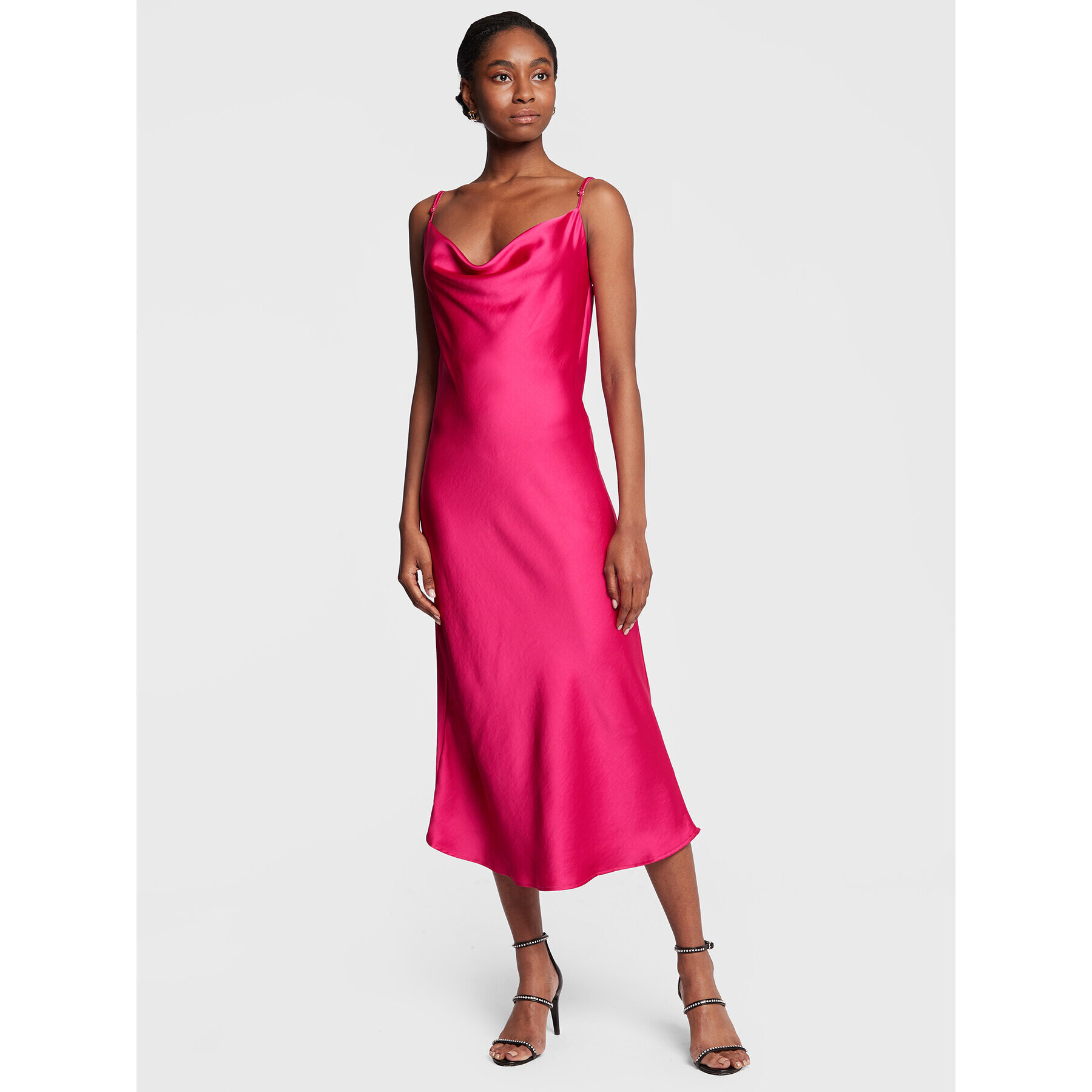 Imperial Rochie cocktail ACZ6EBA Roz Regular Fit - Pled.ro