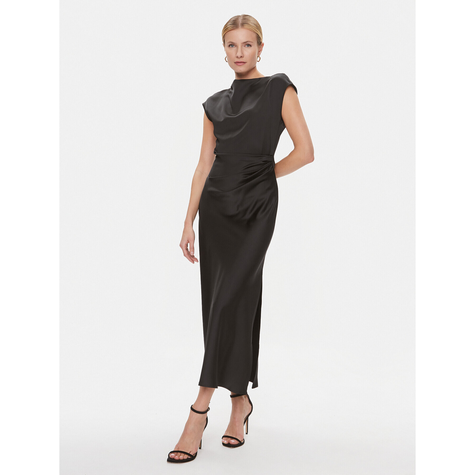 Imperial Rochie cocktail AEAOGBA Negru Regular Fit - Pled.ro