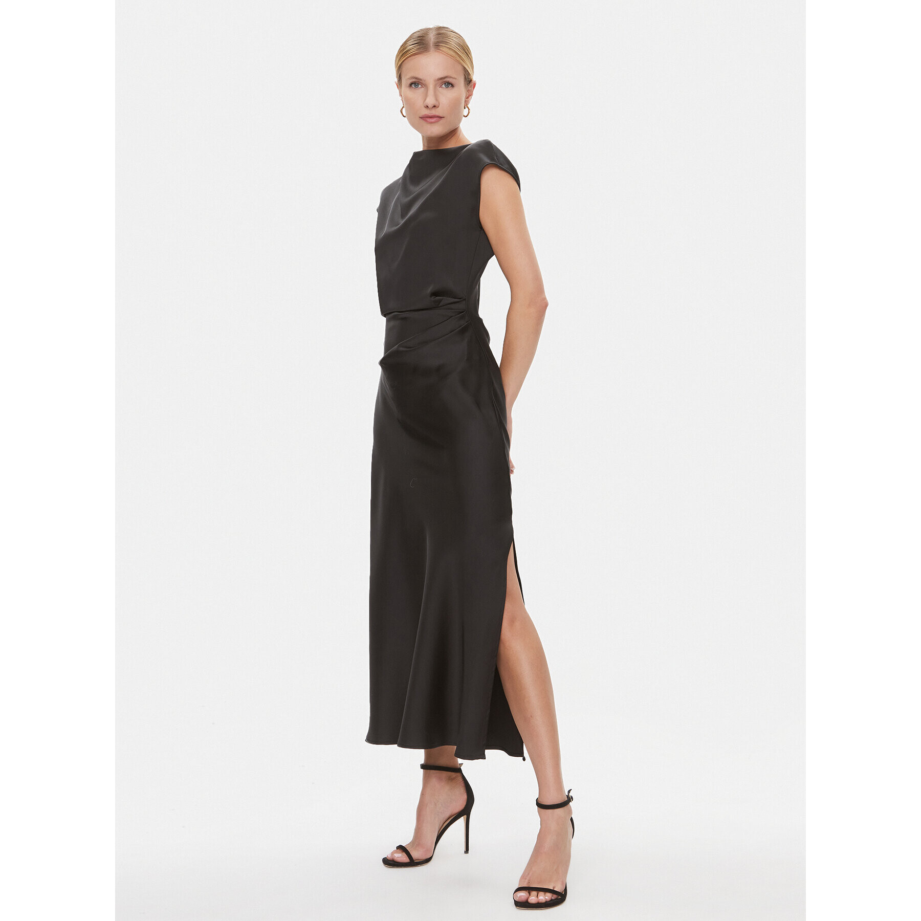 Imperial Rochie cocktail AEAOGBA Negru Regular Fit - Pled.ro