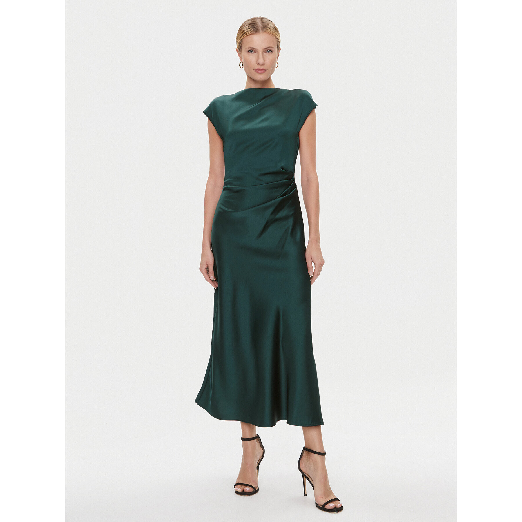 Imperial Rochie cocktail AEAOGBA Verde Regular Fit - Pled.ro