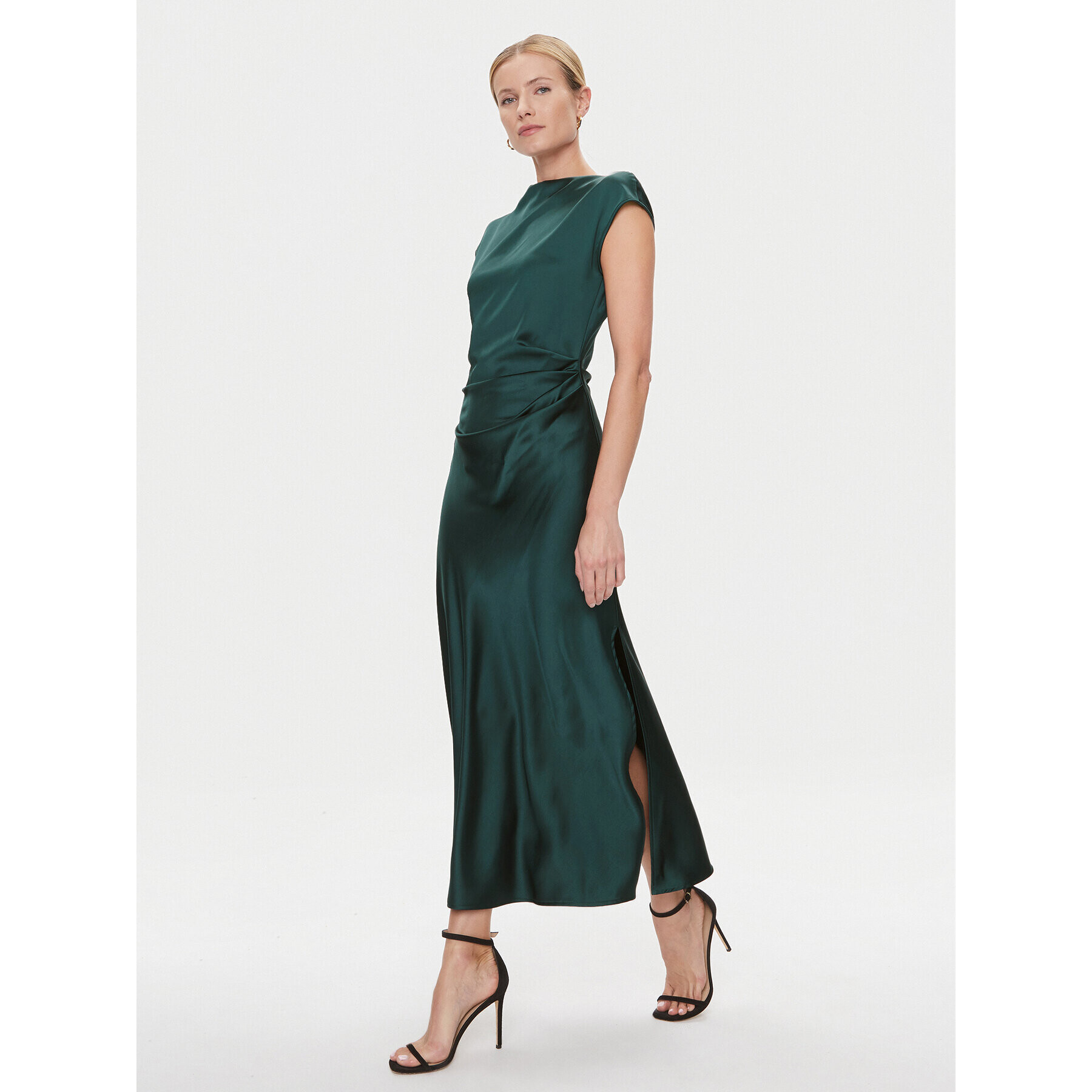 Imperial Rochie cocktail AEAOGBA Verde Regular Fit - Pled.ro