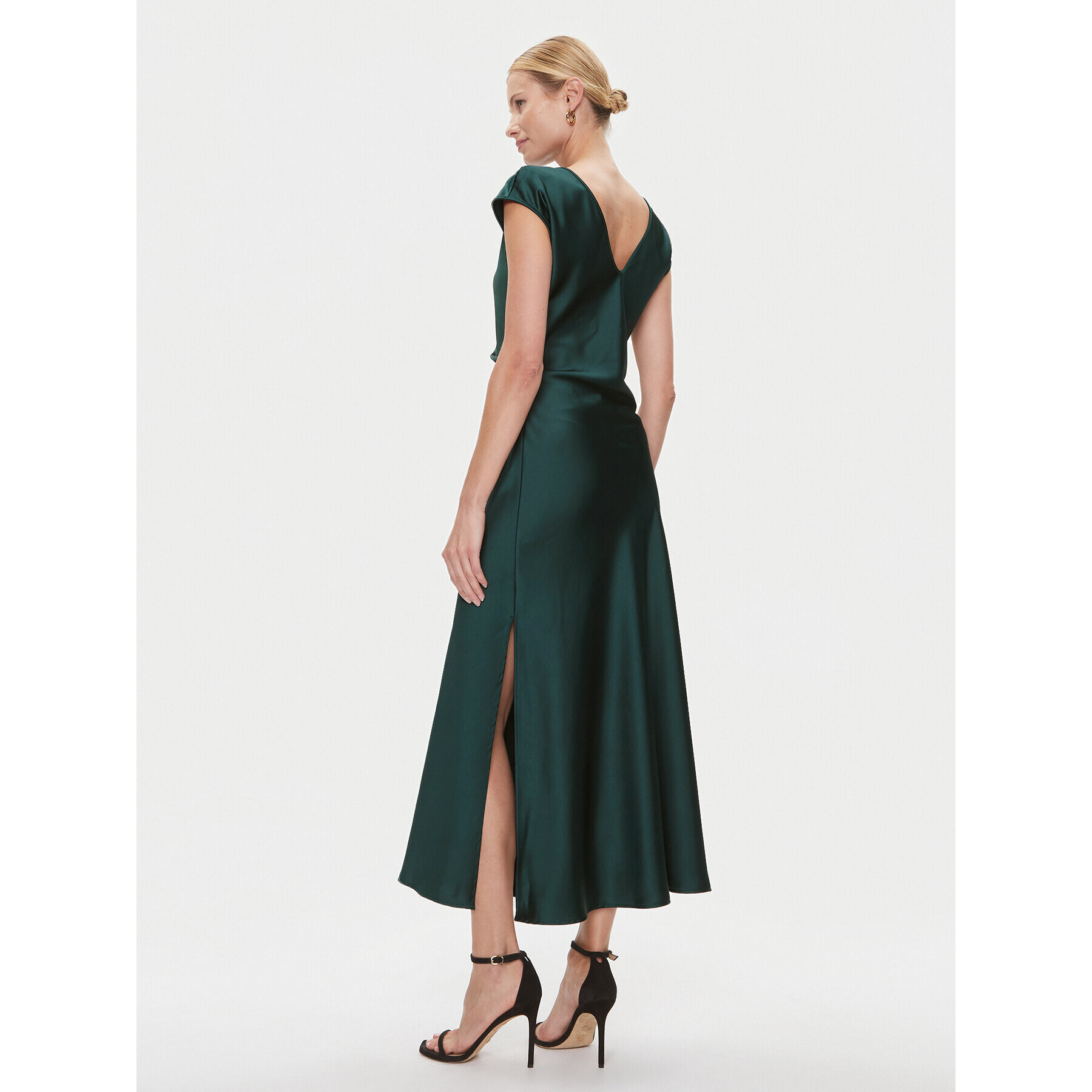 Imperial Rochie cocktail AEAOGBA Verde Regular Fit - Pled.ro