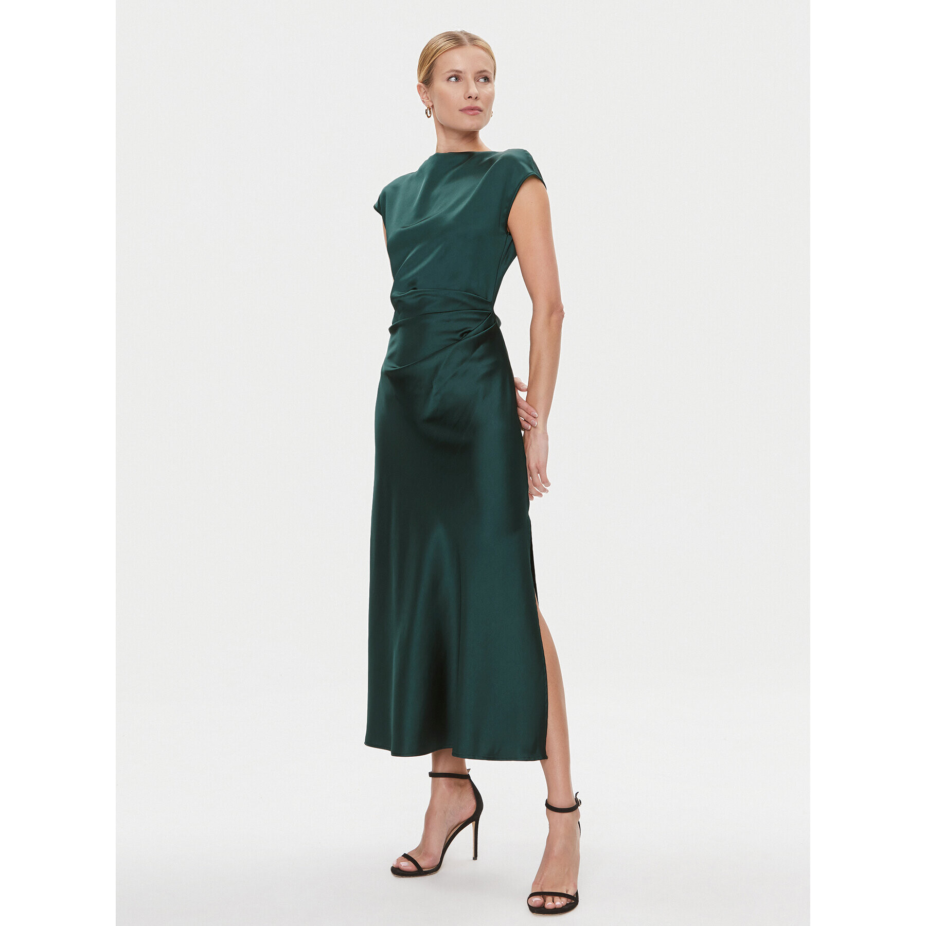 Imperial Rochie cocktail AEAOGBA Verde Regular Fit - Pled.ro