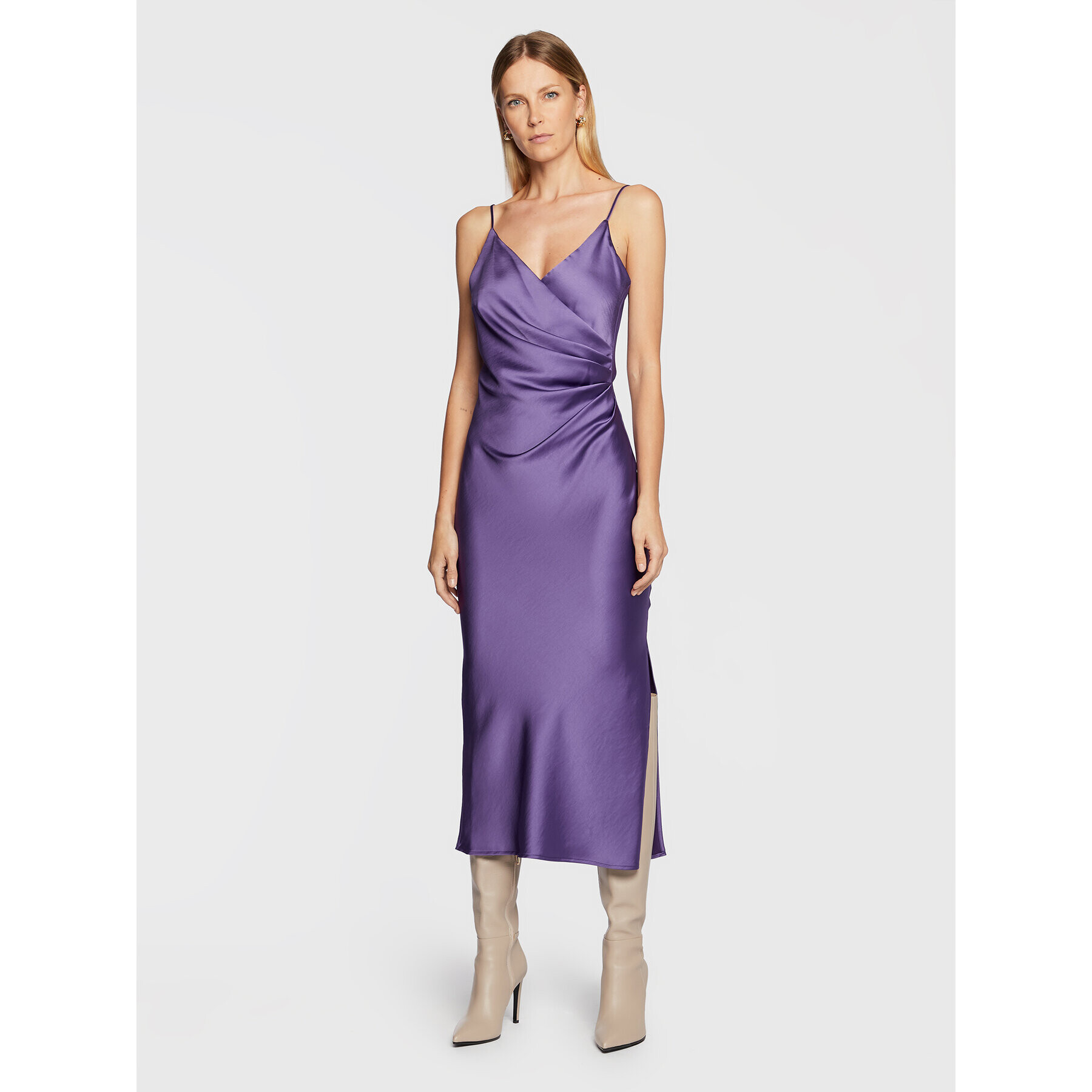 Imperial Rochie de seară AB5MEBA Violet Slim Fit - Pled.ro