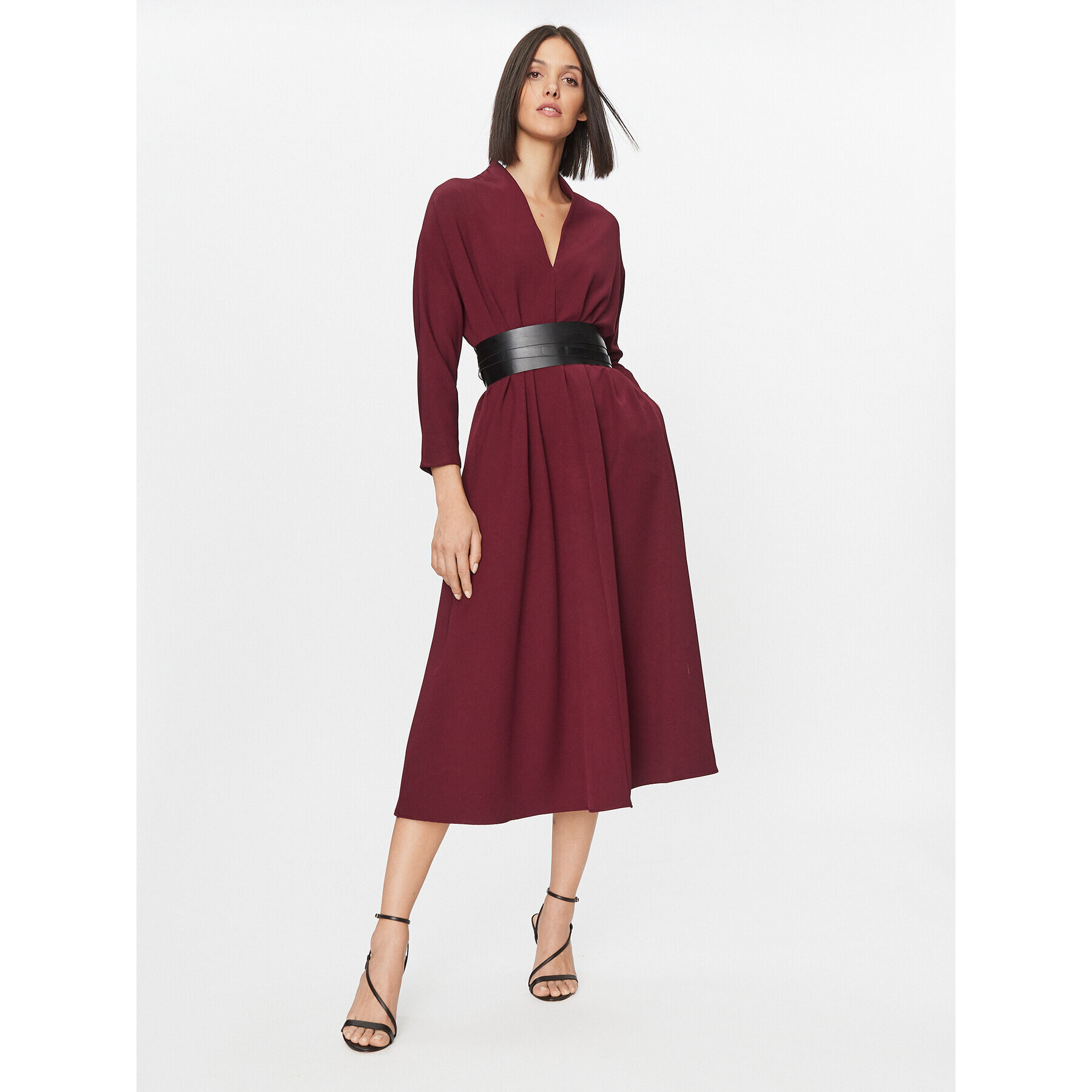 Imperial Rochie de zi AAFZGEU Vișiniu Regular Fit - Pled.ro