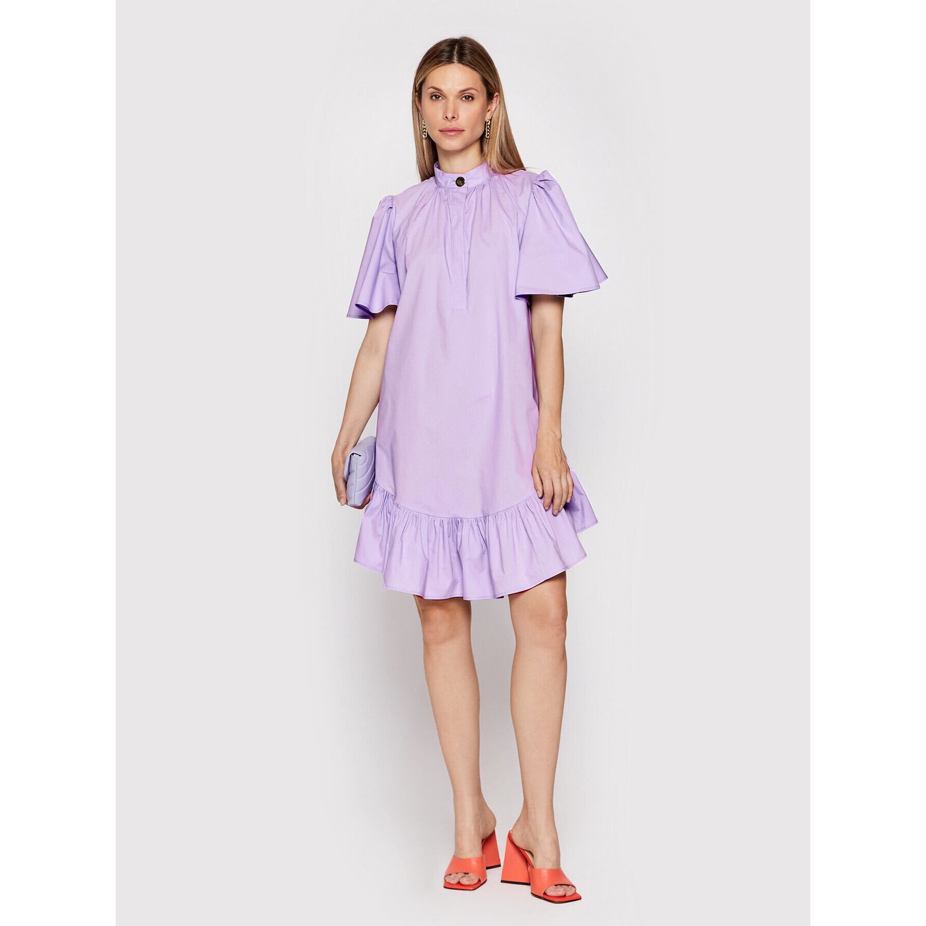 Imperial Rochie de zi ACQ6DPH Violet Relaxed Fit - Pled.ro