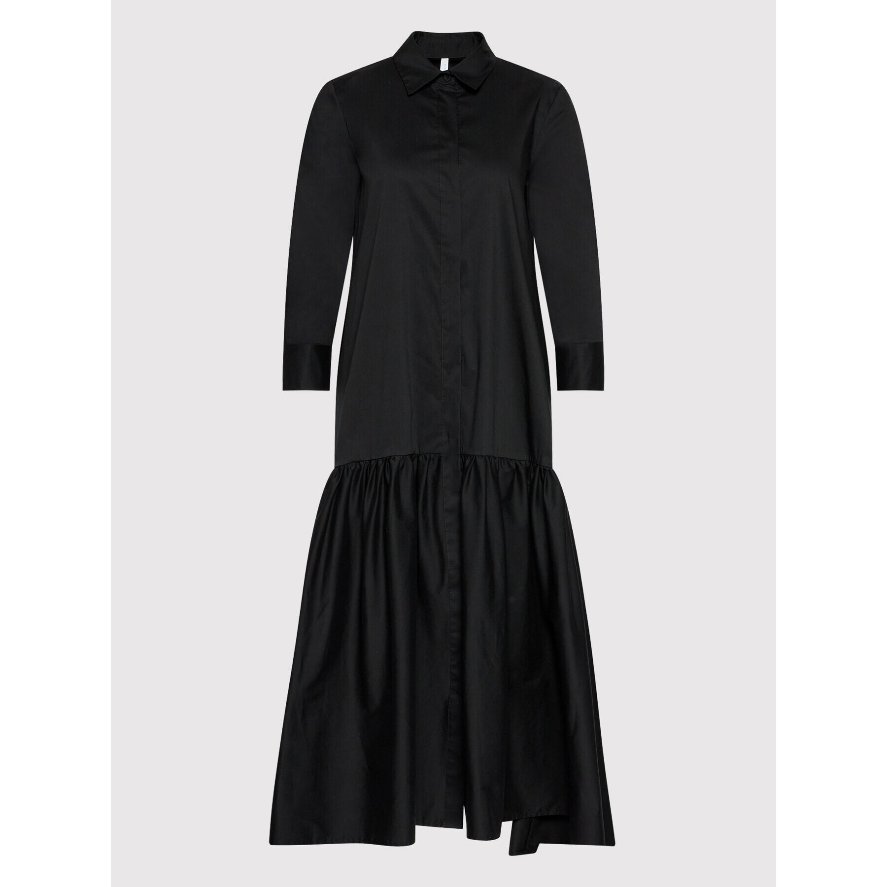 Imperial Rochie tip cămașă A9MYDAS Negru Regular Fit - Pled.ro