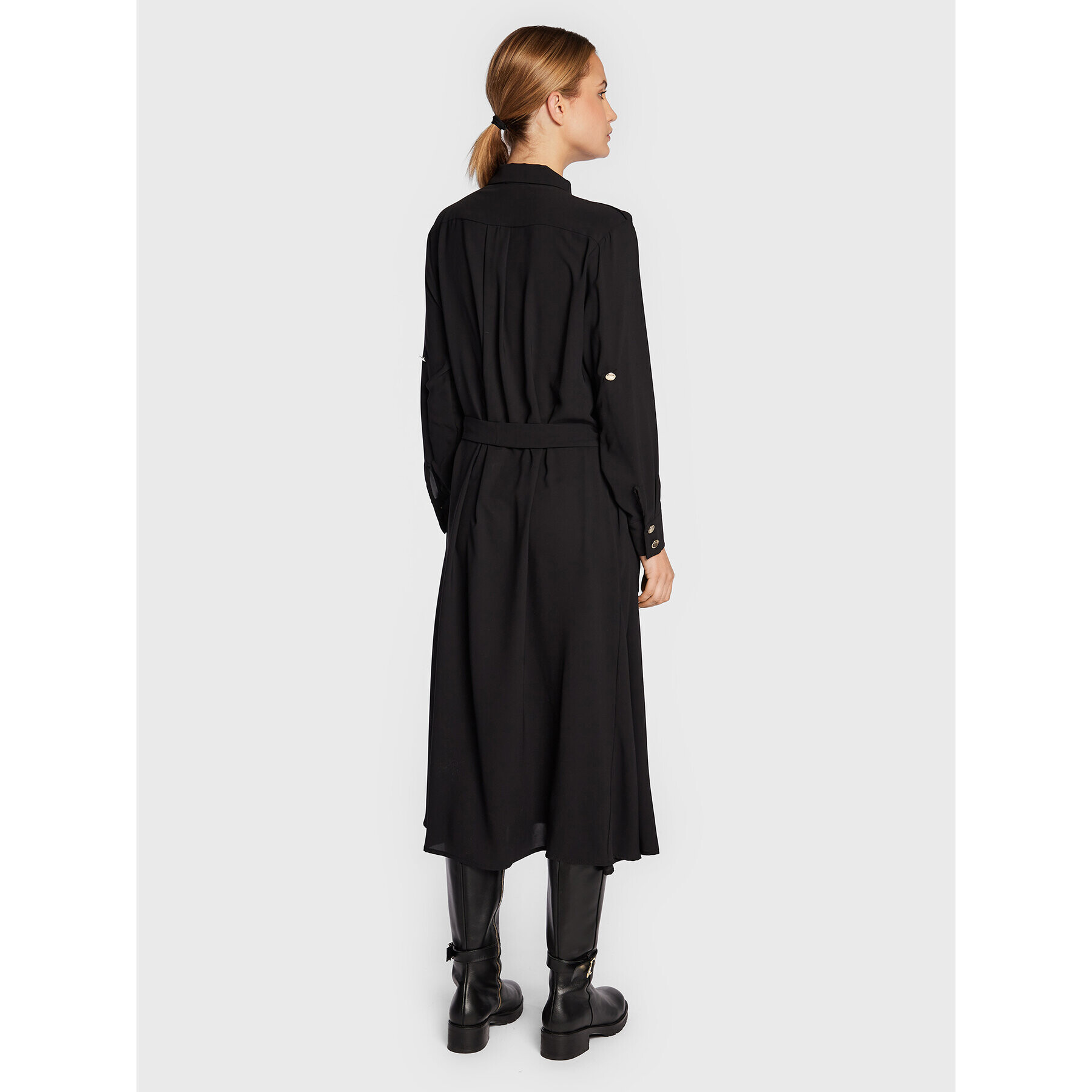 Imperial Rochie tip cămașă ACY3EGW Negru Regular Fit - Pled.ro