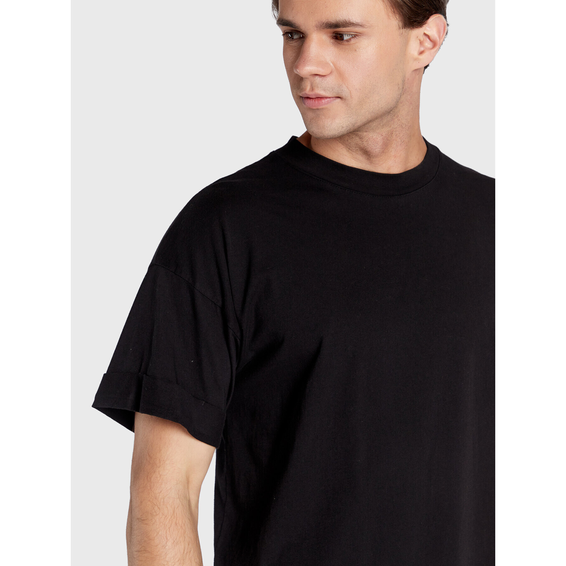 Imperial Tricou TK24EDTL Negru Relaxed Fit - Pled.ro