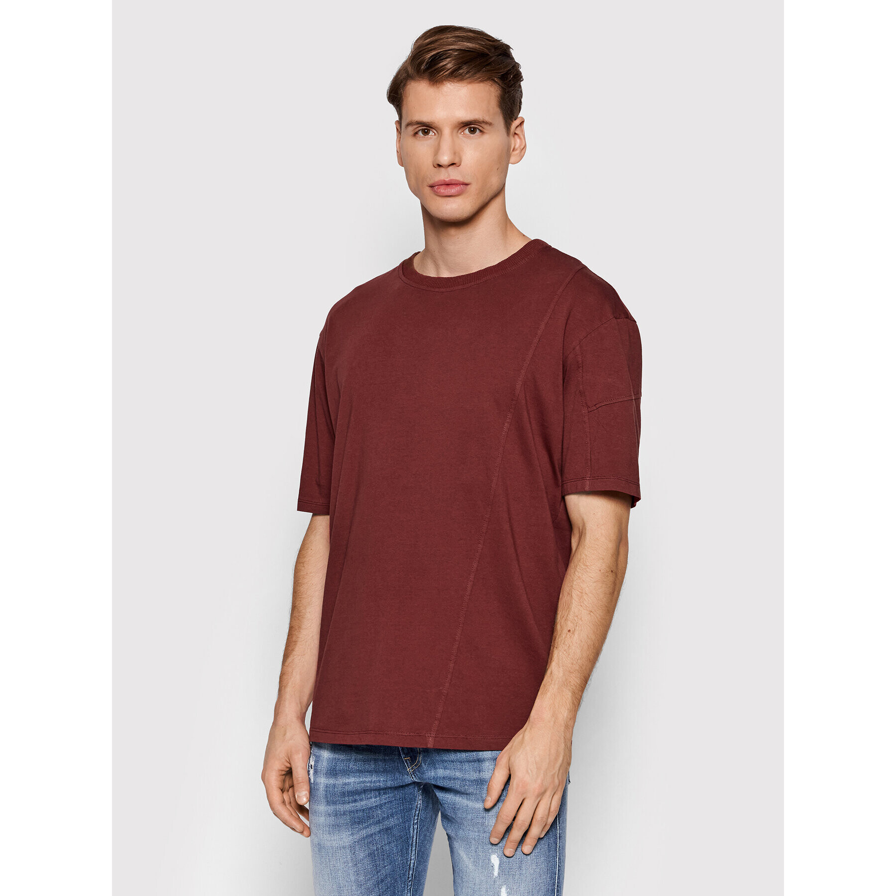 Imperial Tricou TM18CBNL Vișiniu Regular Fit - Pled.ro